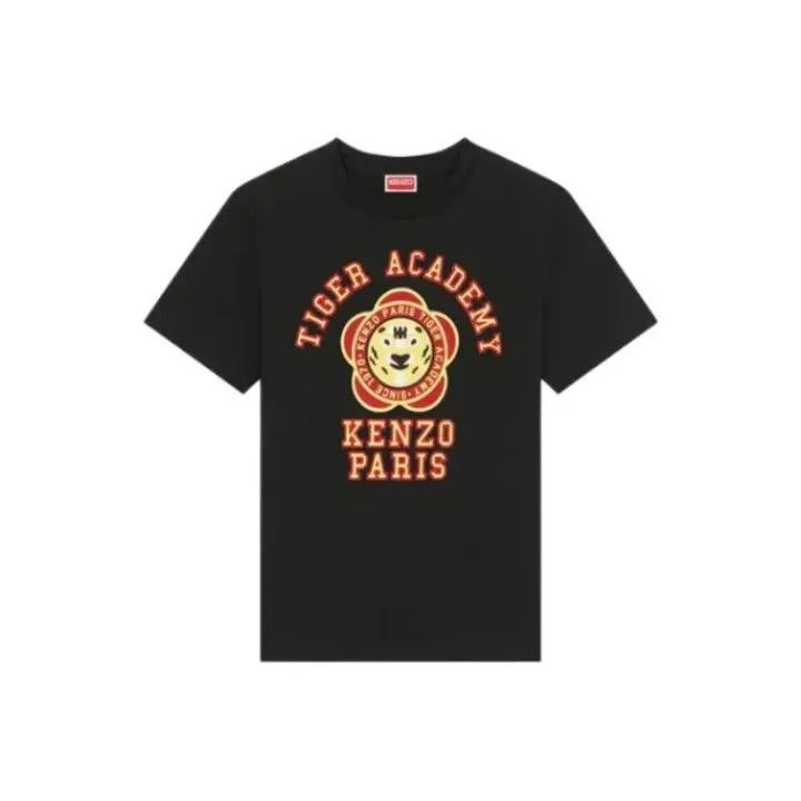 Kenzo Kenzo Graphic Floral Tiger T-Shirt for Women 0079 Size L / US 10 / IT 46 - 1 Thumbnail