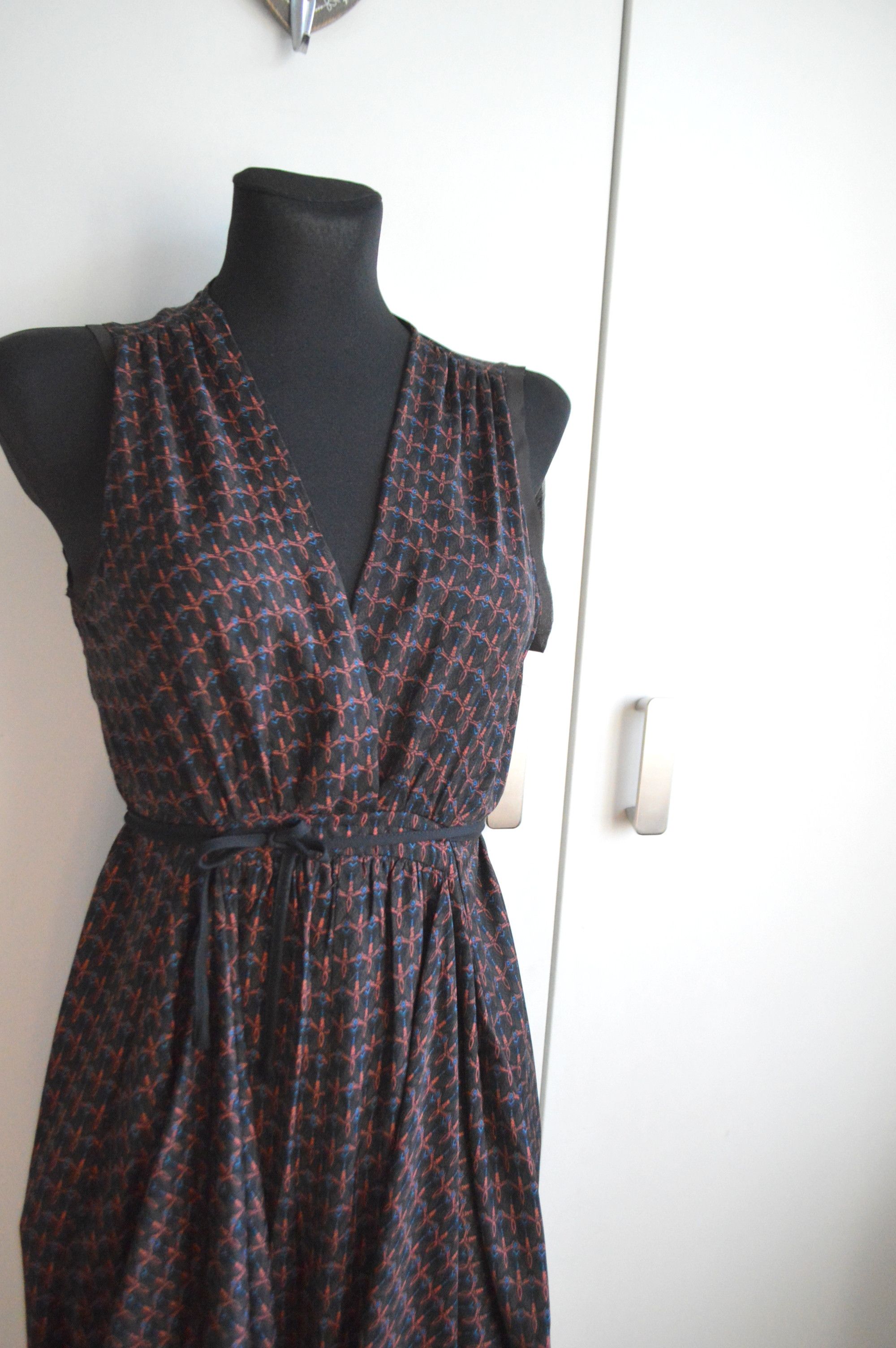 Vera Wang Vera Wang 00s dress asymetrical print rare Size S / US 4 / IT 40 - 3 Thumbnail