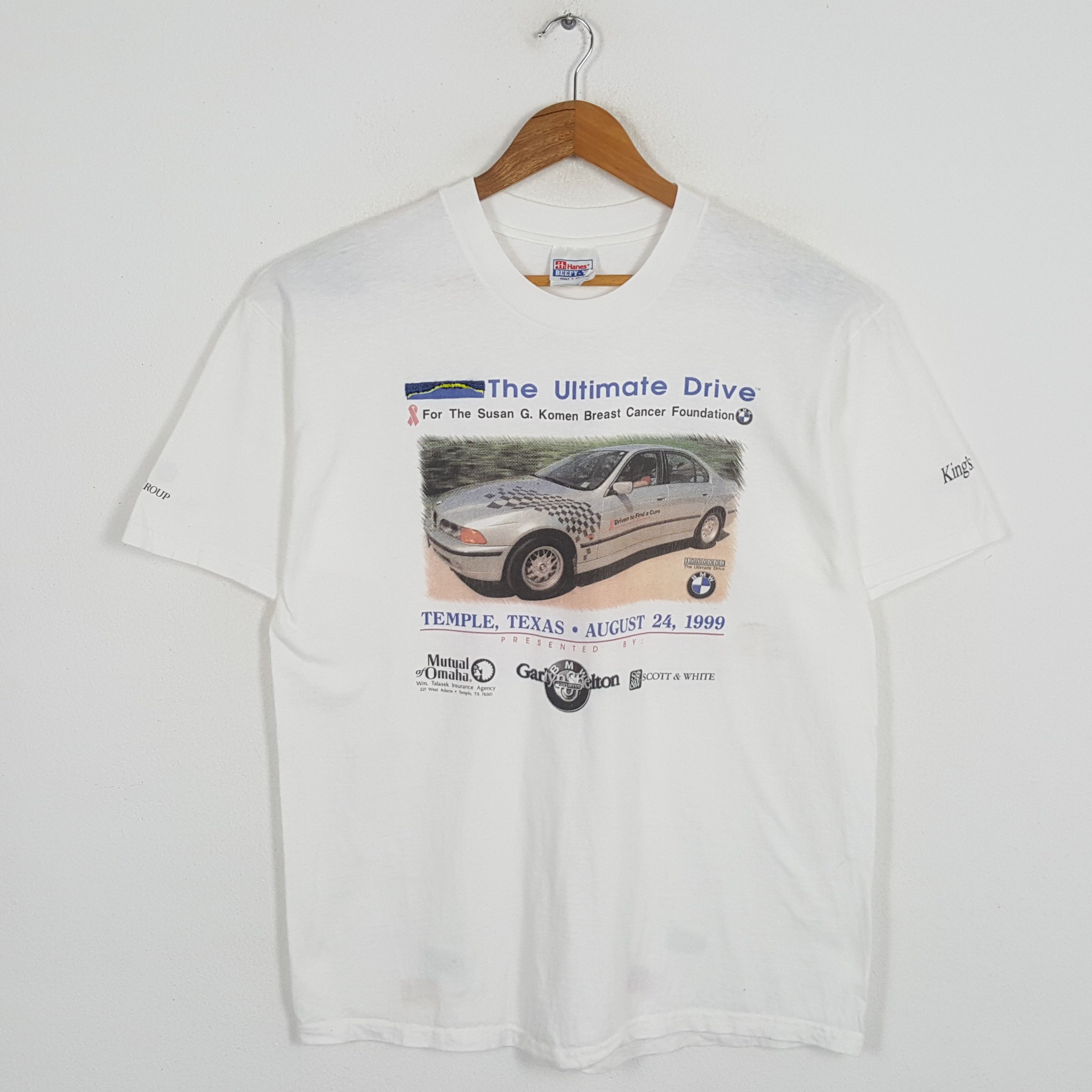 Vintage 90's BMW GARLYN SHELTON Motorsport Promo T-Shirts