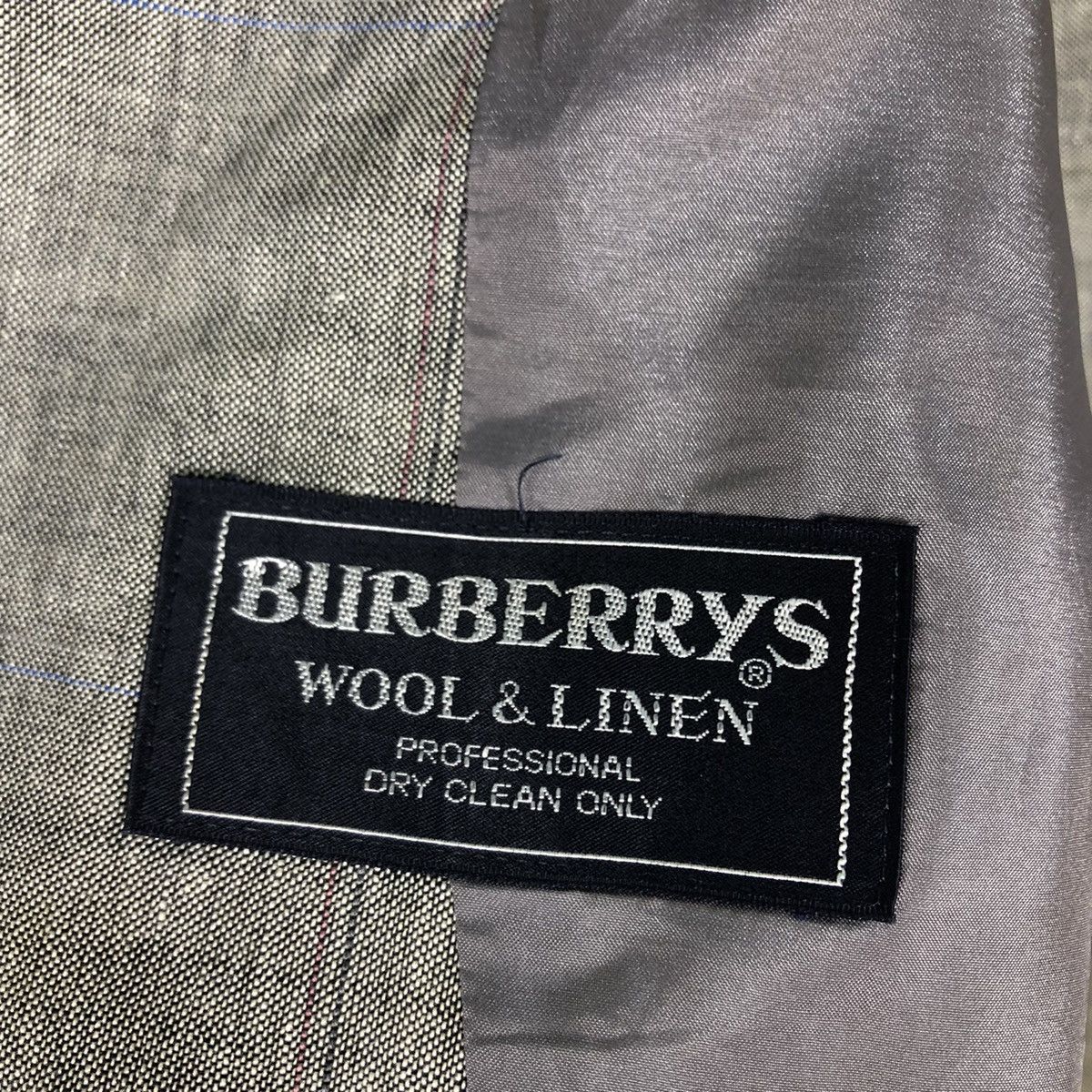 Burberry 🔥Vtg Burberrys Wool & Linen Double Breast Jackets Size US M / EU 48-50 / 2 - 15 Thumbnail