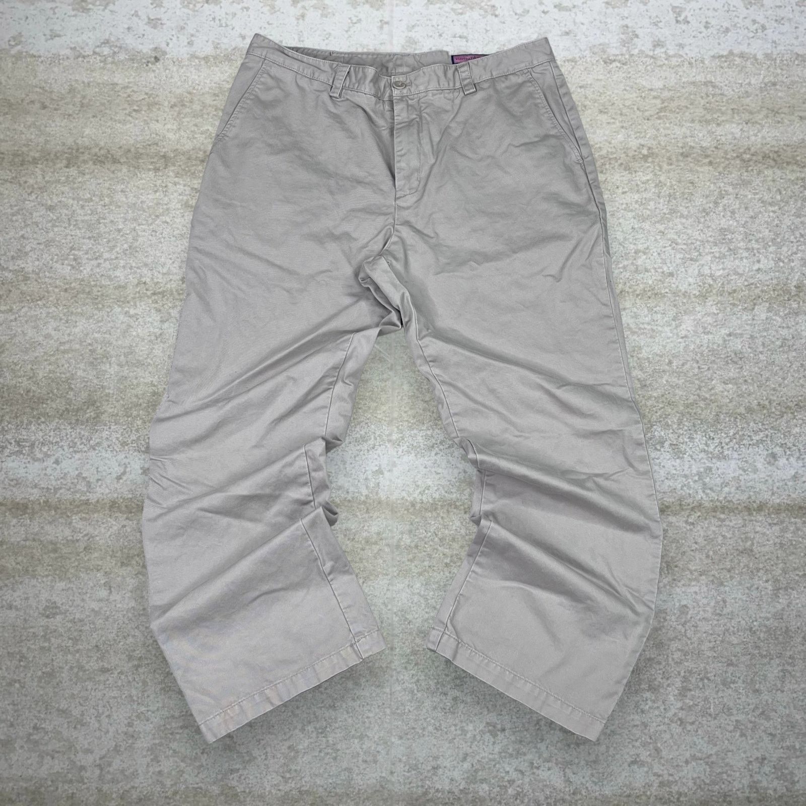 Vineyard Vines Vintage Y2K Vineyard Vines Khakis Pants 38x30 Straight Tan Size US 38 / EU 54 - 2 Thumbnail