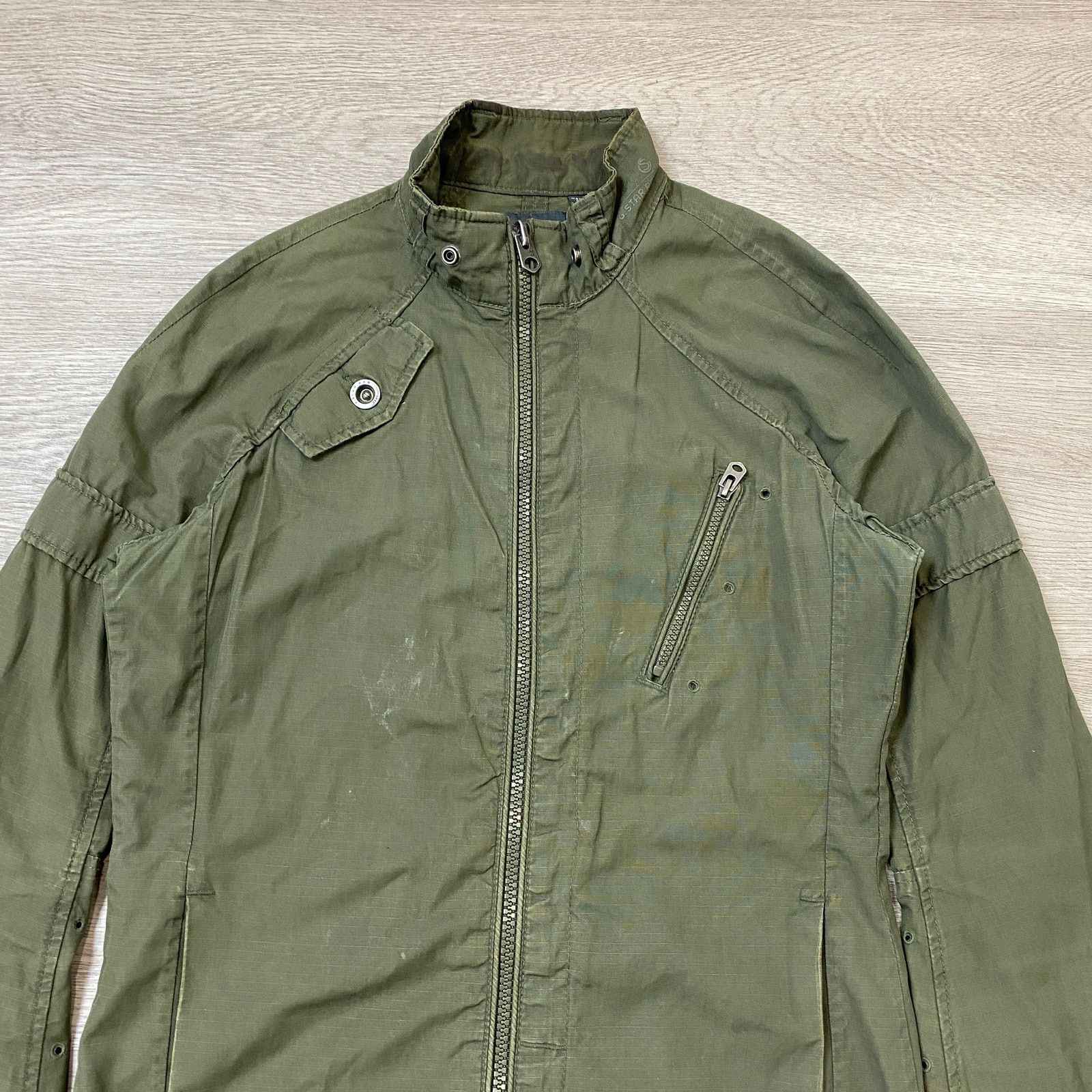 G-Star G-Star Raw Stone Shirt Long Sleeve Zip Military Small Size US S / EU 44-46 / 1 - 2 Thumbnail