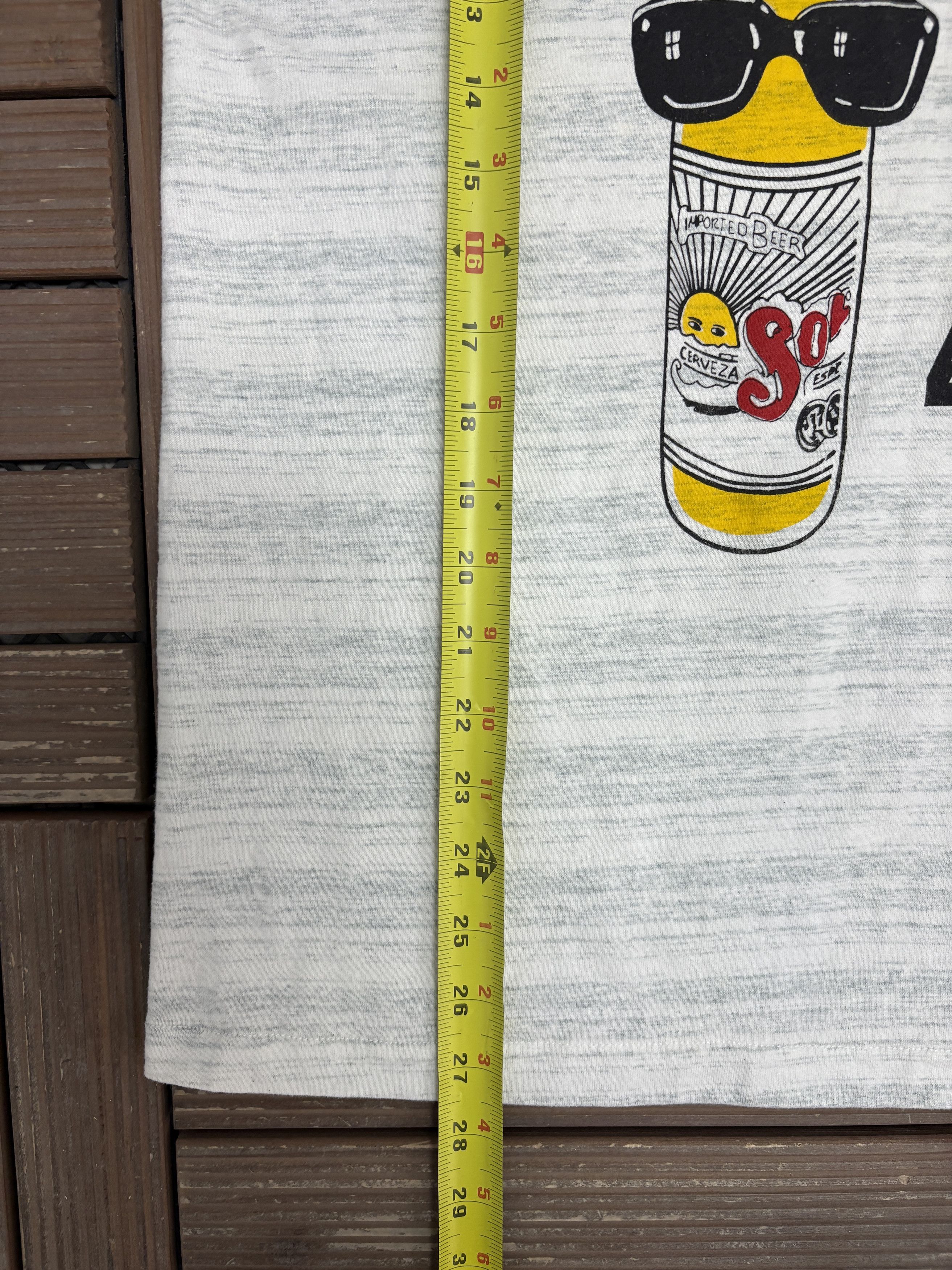 Vintage Sol Cerveza Monterey, Mexico Vintage Grey T-Shirt Tee Size US L / EU 52-54 / 3 - 8 Thumbnail
