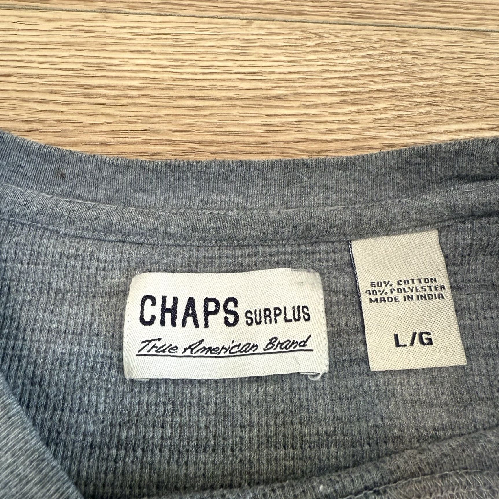 Chaps CHAPS Striped Long Sleeve Button-Up Shirt Blue Gray Men’s Size L Size US L / EU 52-54 / 3 - 2 Thumbnail