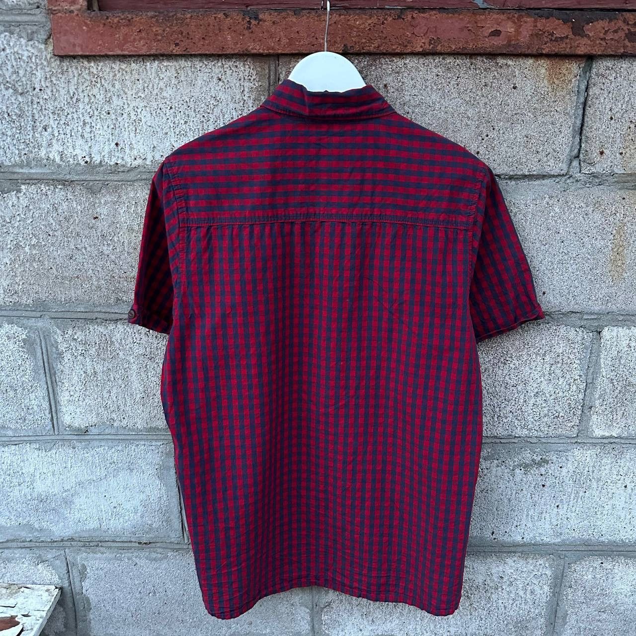 Santa Cruz Skateboards VTG Animal Checkered Shirt Button Up Size M 00s UsA Size US M / EU 48-50 / 2 - 2 Thumbnail