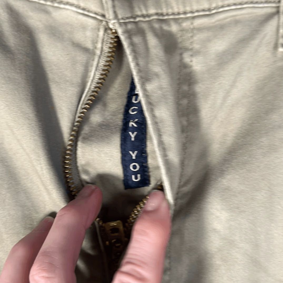 Lucky Brand Lucky Brand Jeans Men Slim Straight W38 L30 Tan 121 Dense Brown 30" Inseam Mens Size US 38 / EU 54 - 4 Thumbnail