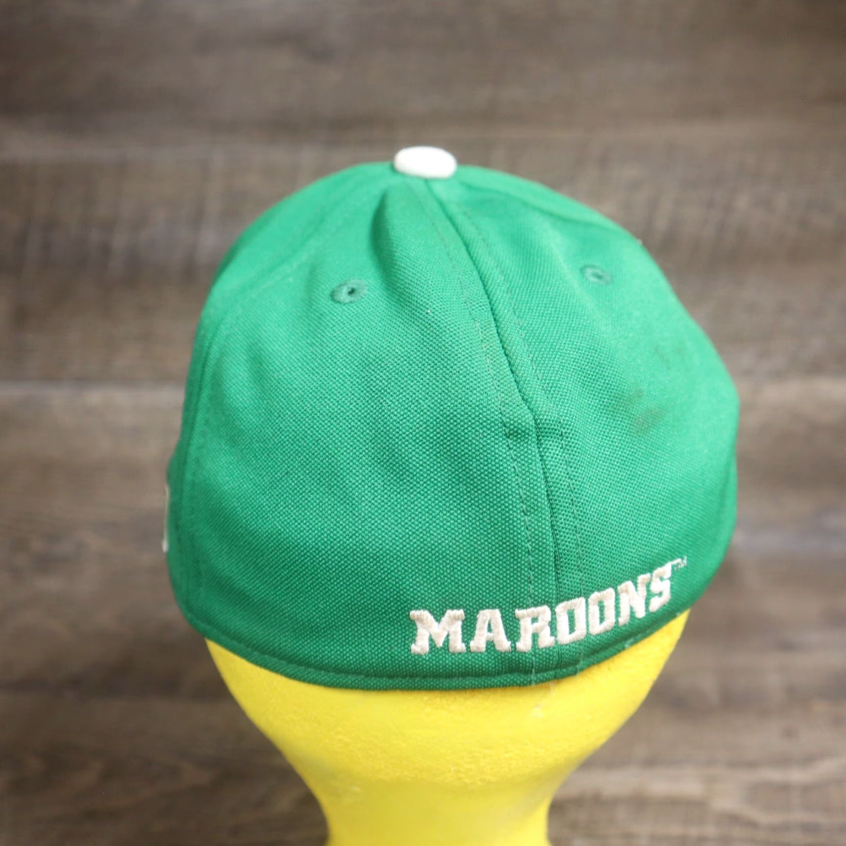Logo 7 Ivory Hat Fitted Baseball Cap XS Green Unisex Adults Unknown Maroons Hawk Falcon Logo Size ONE SIZE - 3 Thumbnail