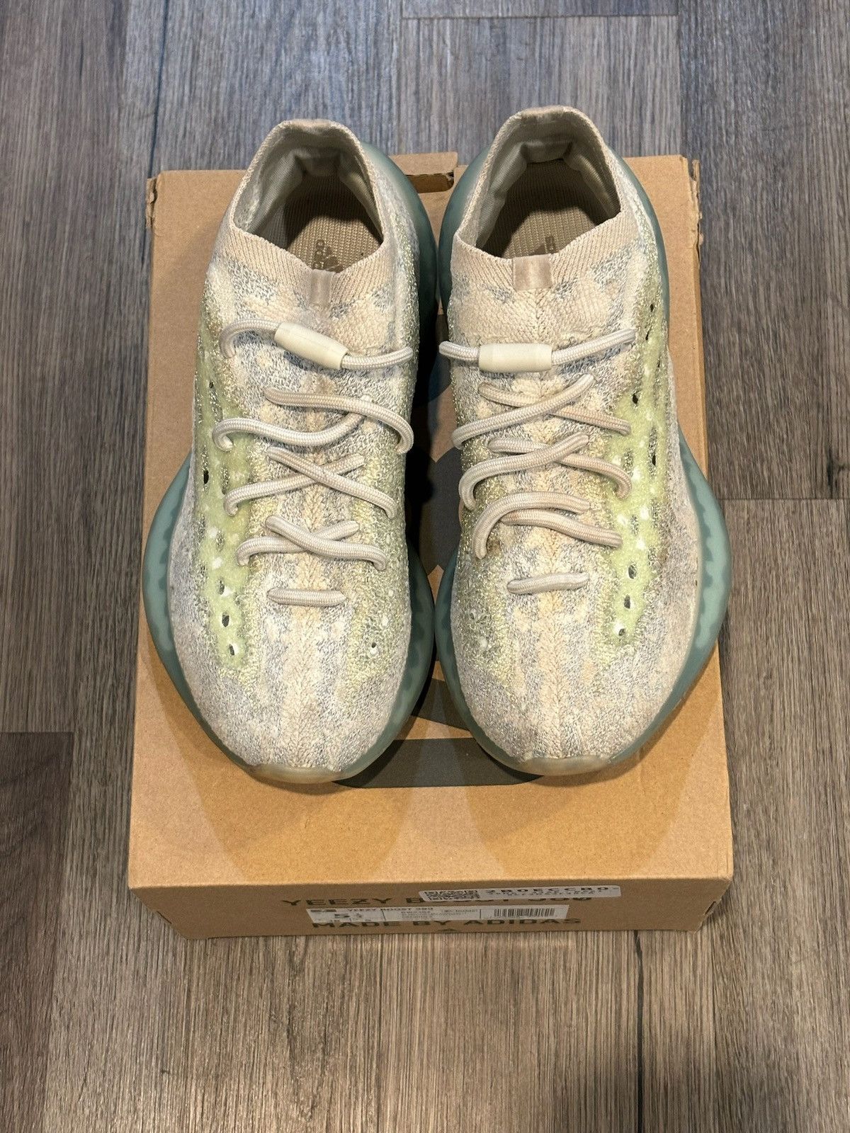 image of Adidas x Yeezy Season Yeezy Boost 380 Alien Blue (Men 5.5) Shoes in Blue/Gray, Women's (Size 7)