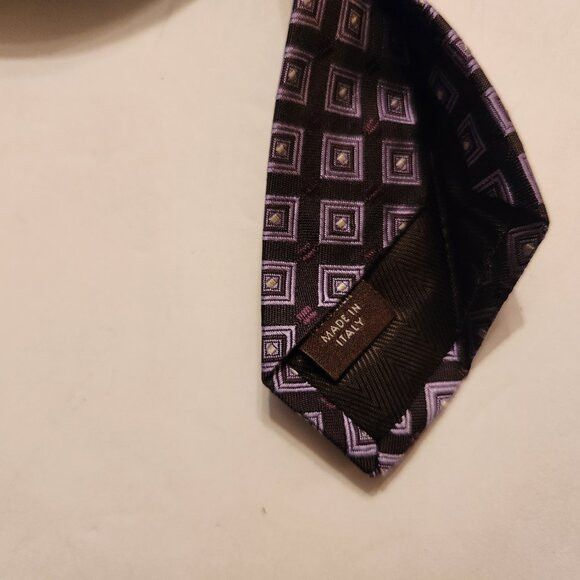 Joseph Abboud Joseph abboud men's new purple 100%silk tie 3 1/2" X 59" Size ONE SIZE - 3 Thumbnail