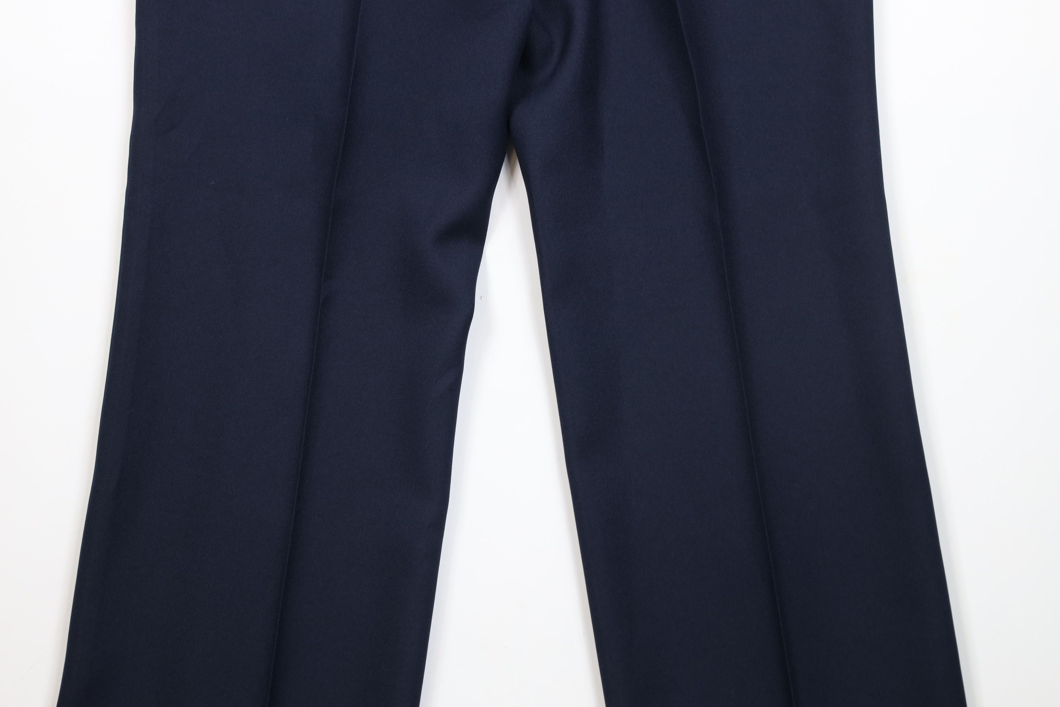 Levi's × Vintage Vintage 70s Levis Bell Bottoms Chino Pants Navy Blue USA Size US 36 / EU 52 - 11 Thumbnail