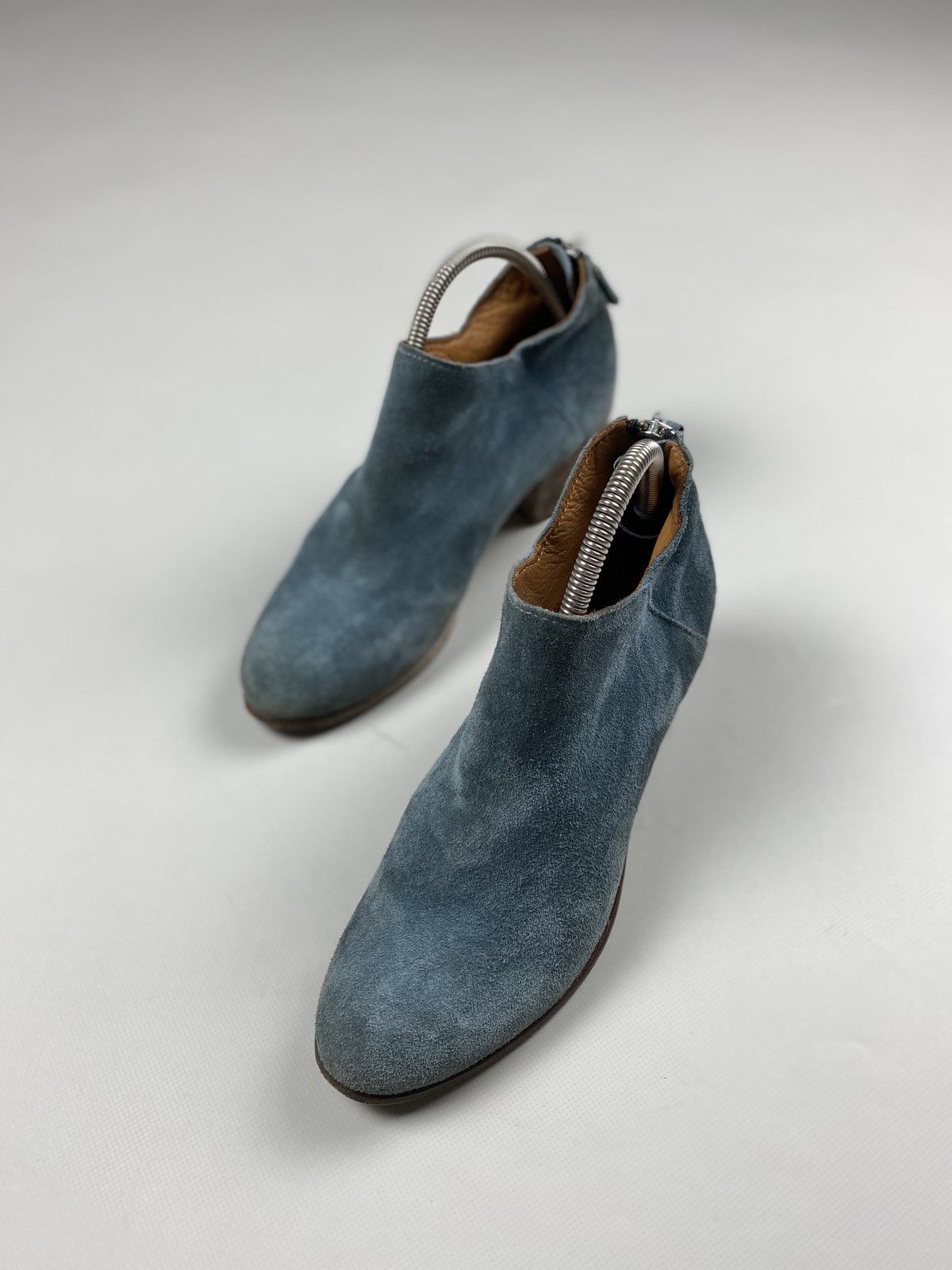 MoMA MOMA Ladies Leather Avant-garde Heeled Boots Shoes Size US 8.5 / IT 38.5 - 10 Thumbnail