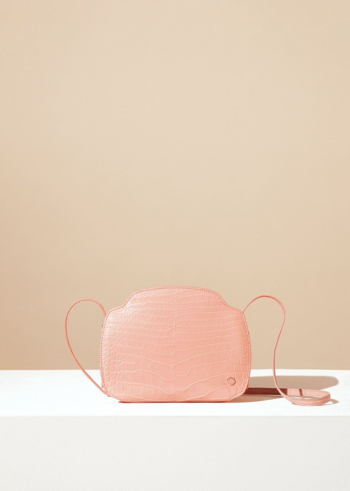 Loro Piana o1srvl11e0924 Size:/ OS Alligator Skin Crossbody Bag in Pink Size ONE SIZE - 1 Thumbnail