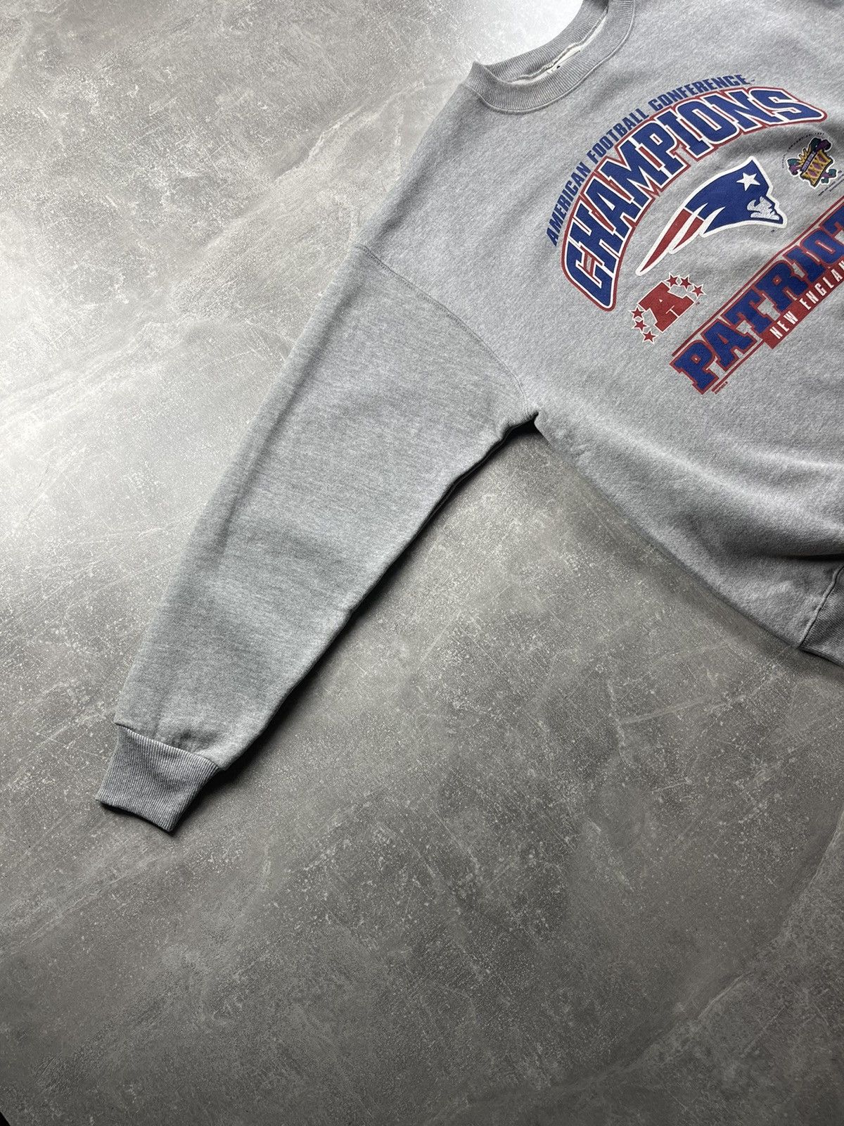 Lee Lee Sport Patriots AFC Champions Sweatshirt NFL Super Bowl Size US XL / EU 56 / 4 - 6 Thumbnail