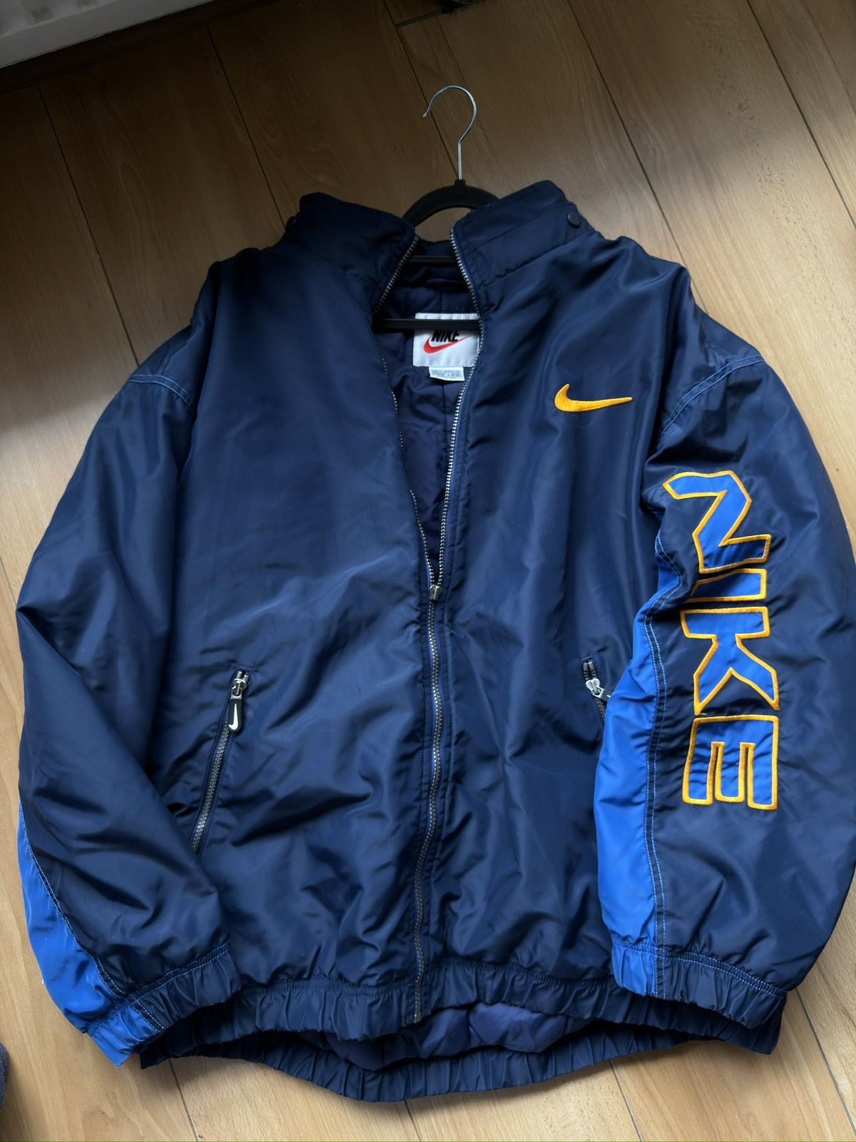 Nike Nike vintage jacket bomber Size US XL / EU 56 / 4 - 1 Thumbnail