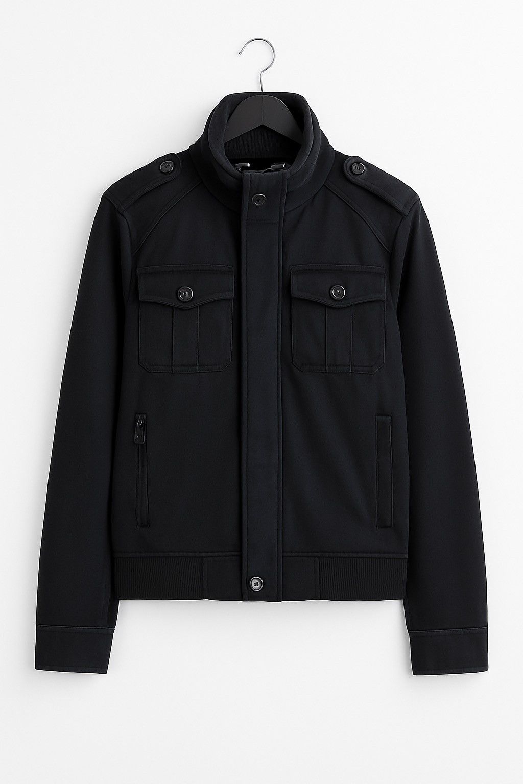 Von Dutch Vintage Y2K Von Dutch Black Military-Style Utility Jacket Size US M / EU 48-50 / 2 - 1 Thumbnail