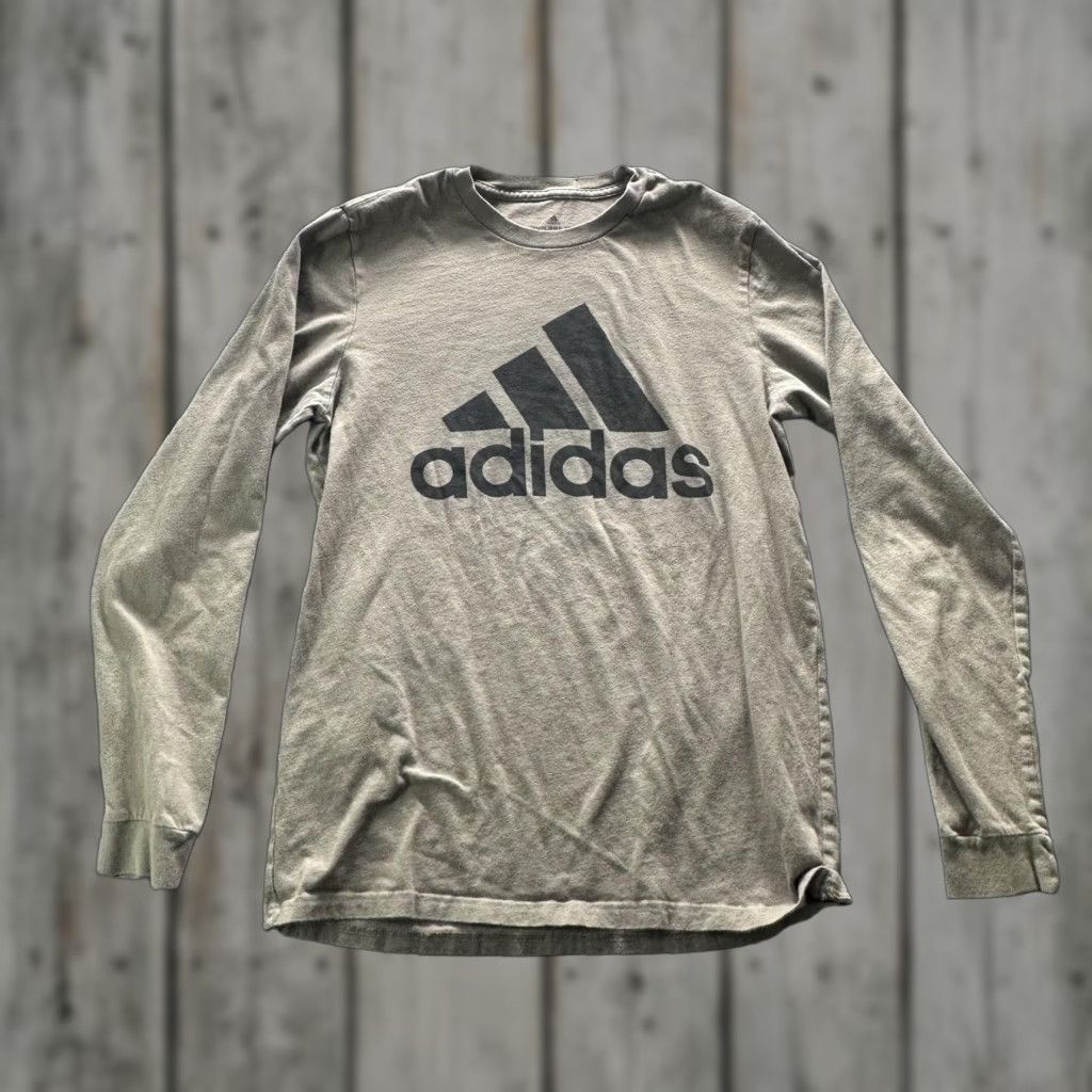 Adidas Adidas Shirt Mens Medium Green Amplifier Tee Logo Graphic Long Sleeve Sports Size US M / EU 48-50 / 2 - 1 Thumbnail