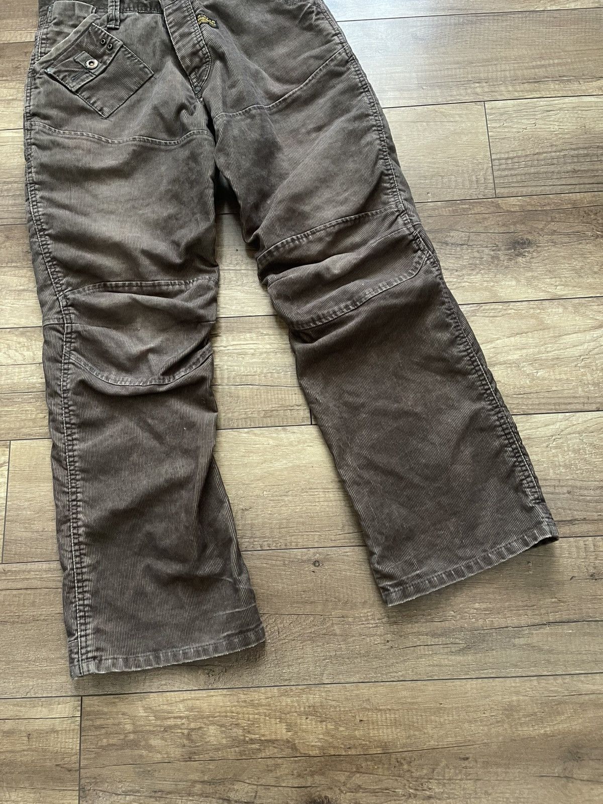 G-Star G Star Raw Vintage Cargo Velvet Pants Big Logo Size US 31 - 7 Thumbnail