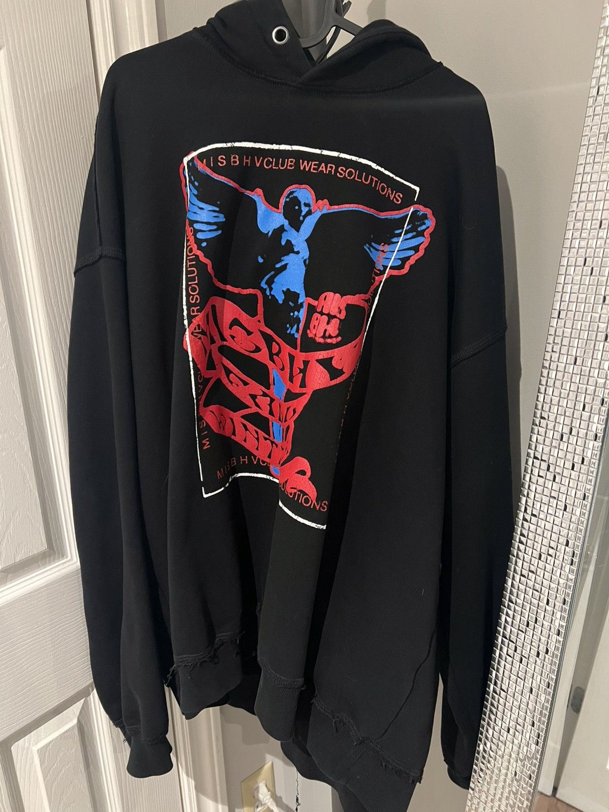 Misbhv Misbhv 1984 black hoodie Size US XL / EU 56 / 4 - 1 Thumbnail