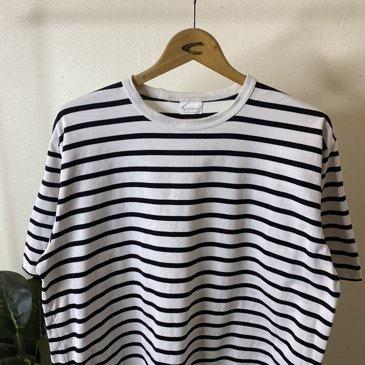 Japanese Brand Workers Stripes Tee Pure Blue Japan Ironheart Momotaro Style Size US XL / EU 56 / 4 - 2 Thumbnail