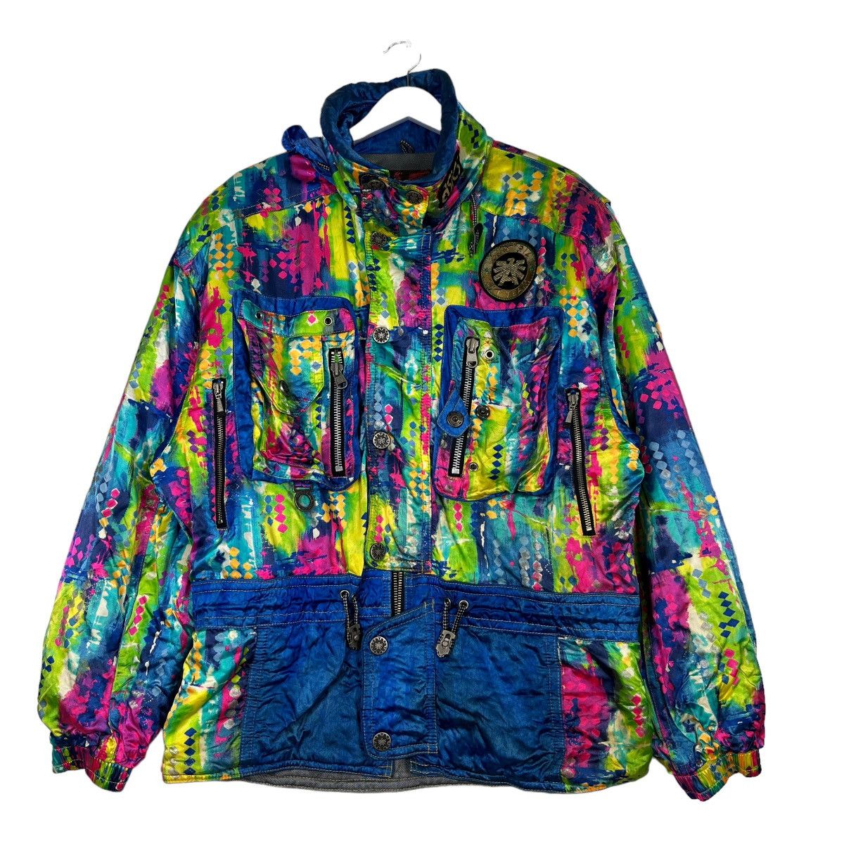 Asics 🔥 VINTAGE ASICS AUSTRIA TEAM MULTI COLOR ASTRO JACKET | Grailed