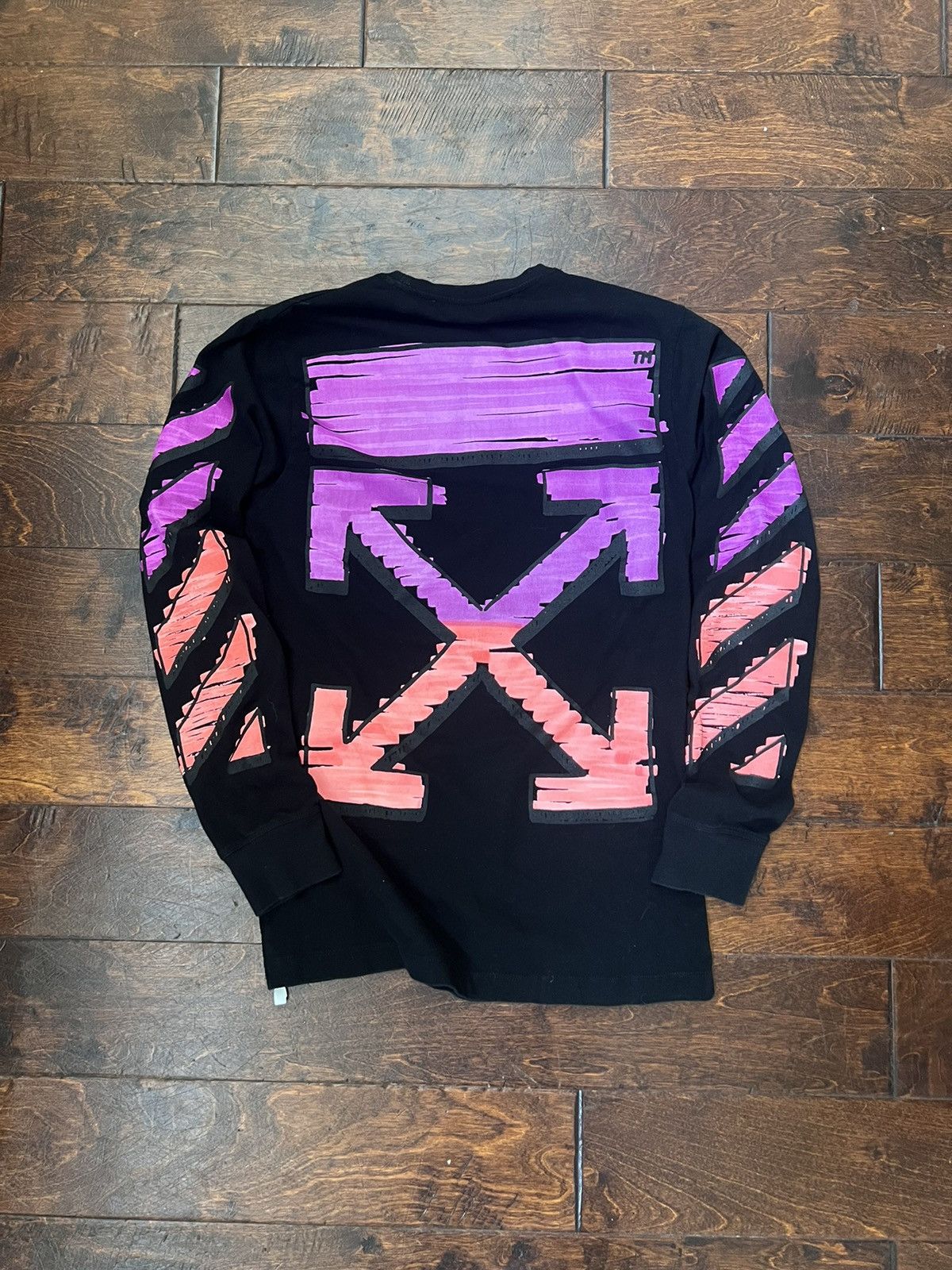 Off-White Striped Marker Long Sleev Shirt Size US M / EU 48-50 / 2 - 1 Thumbnail