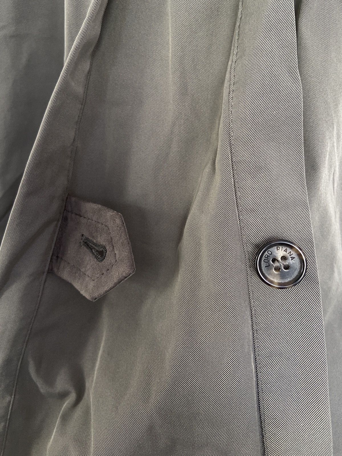 Loro Piana Loro Piana Light Olive Stormey Trench Tecno Coat Size US XXL / EU 58 / 5 - 12 Thumbnail