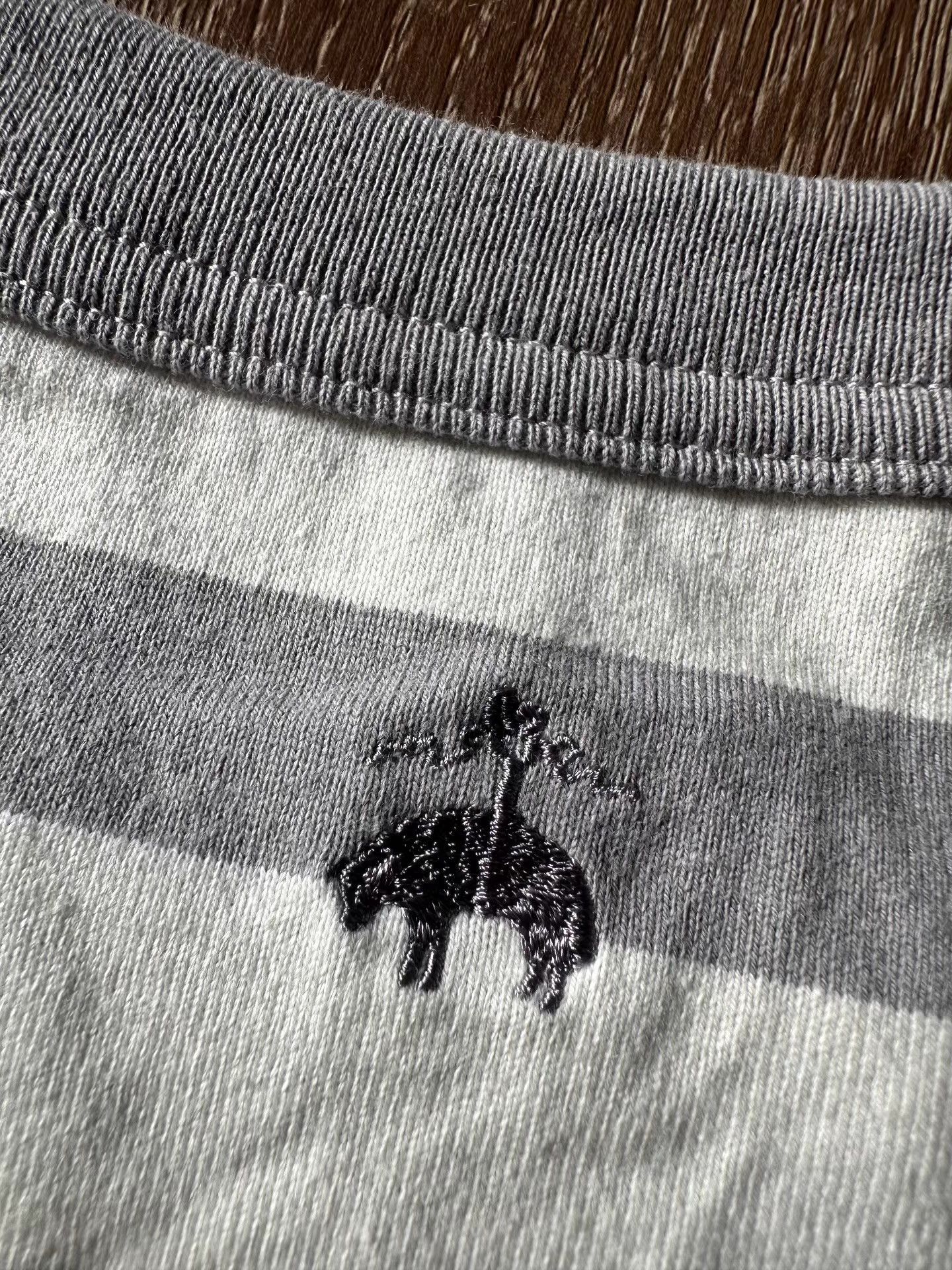 Brooks Brothers Snoopy Embroidered Breton Striped T-Shirt Ｑ22 Size US M / EU 48-50 / 2 - 6 Thumbnail