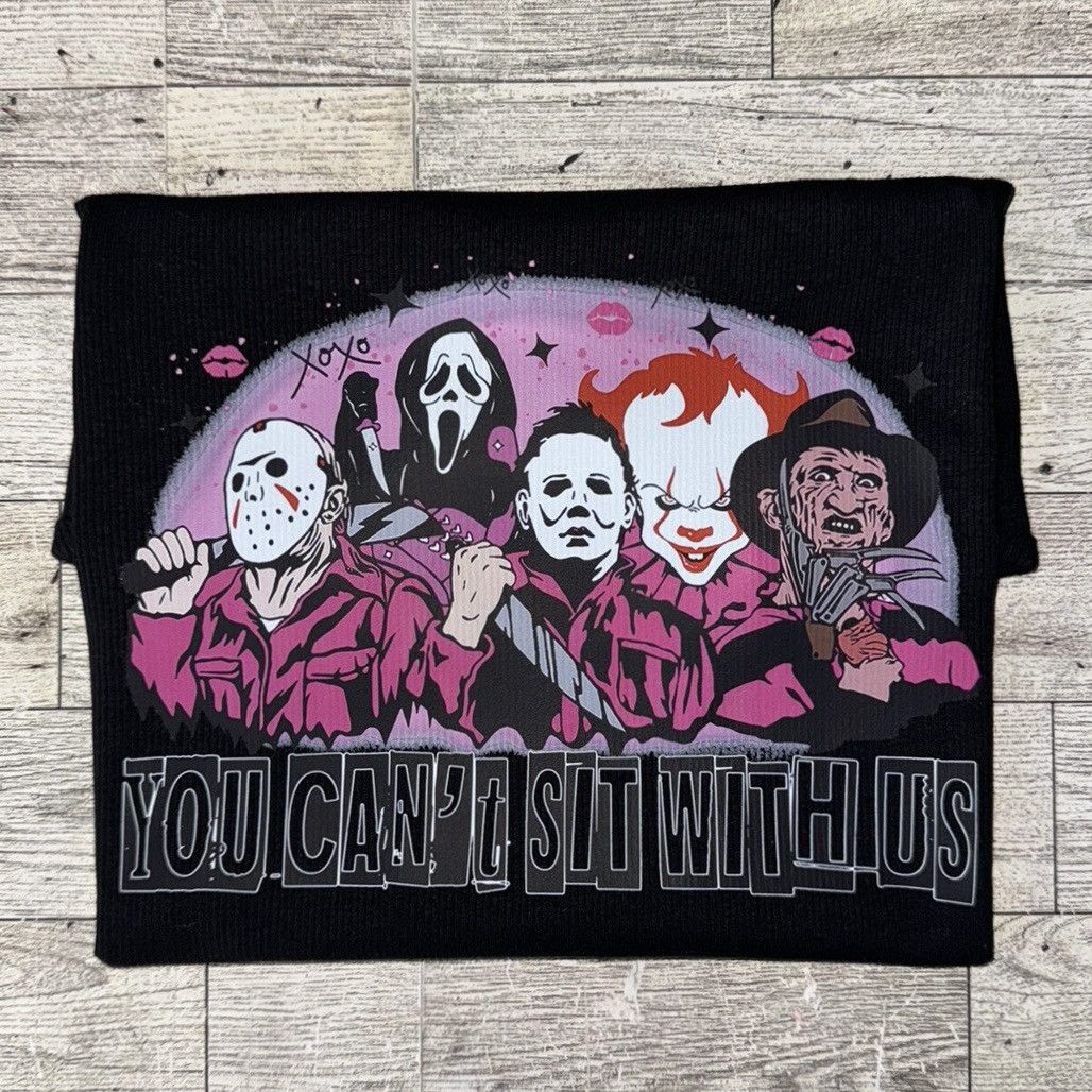 Other You Can’t Sit With Us, Halloween Theme, Cropped Baby Tee Size M / US 6-8 / IT 42-44 - 3 Thumbnail