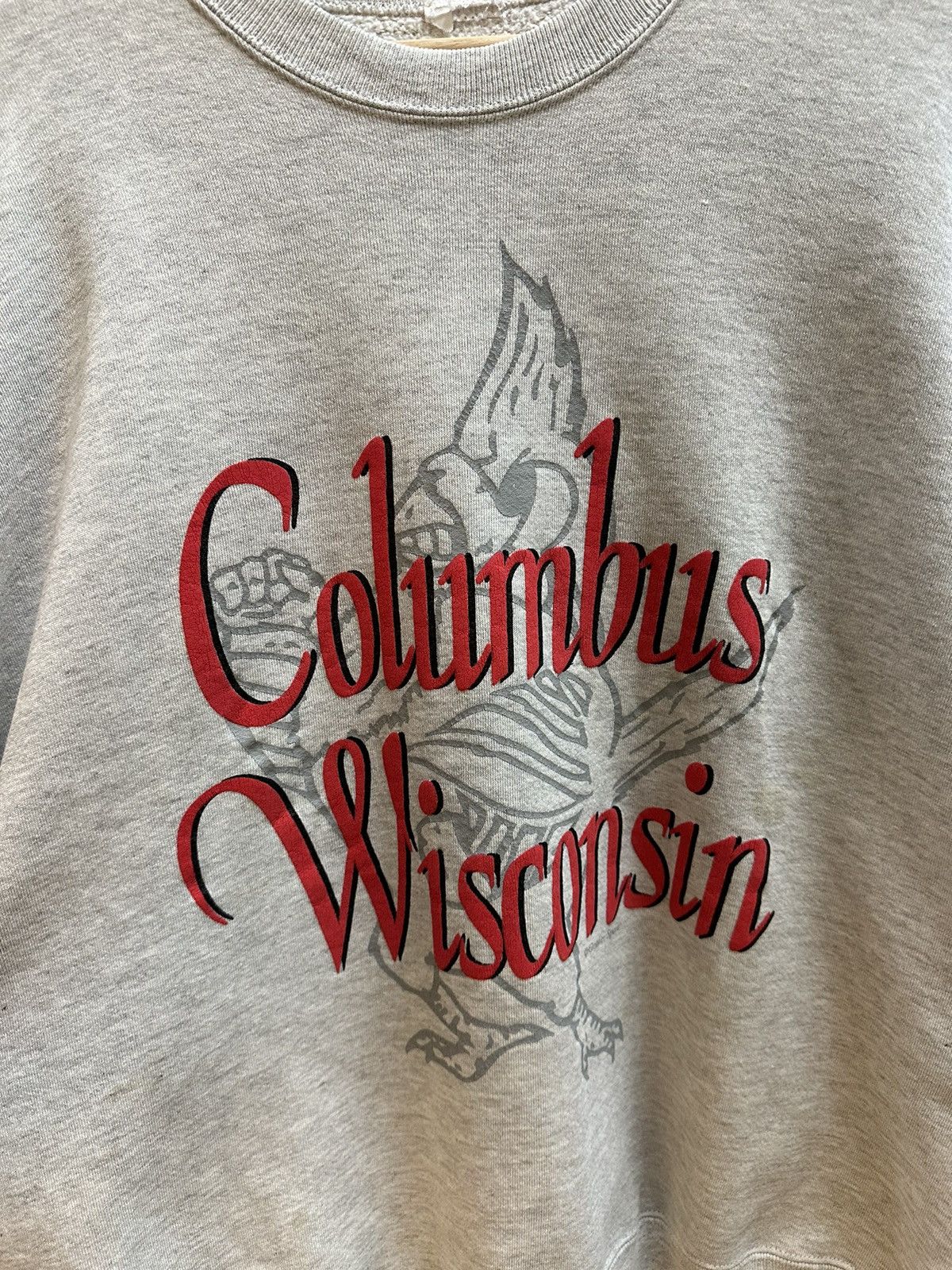 Vintage Vintage Columbus Wisconsin Bird Crewneck Large Size US L / EU 52-54 / 3 - 4 Thumbnail