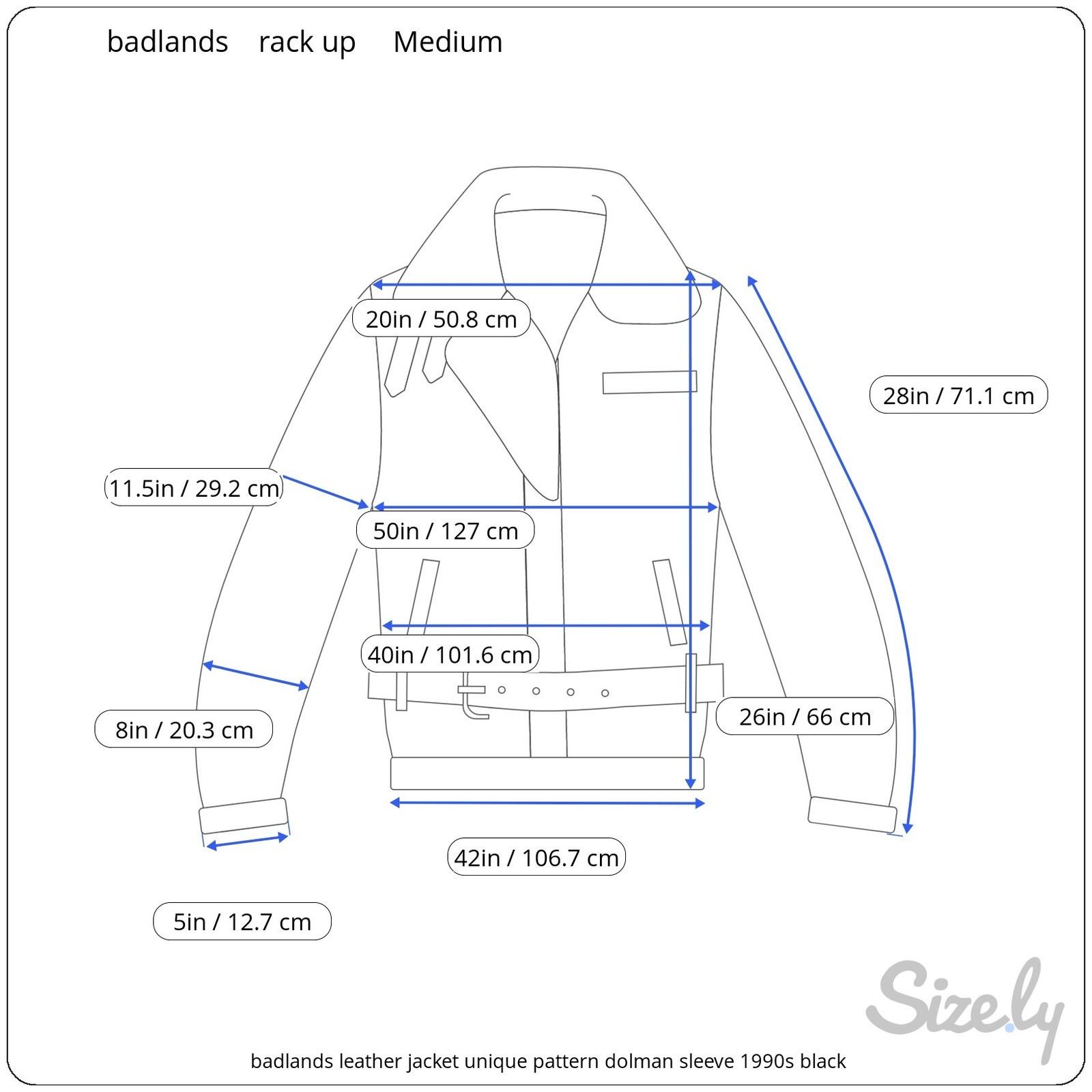 Other badlands leather jacket geometric dolman sleeve 1990s black Size US M / EU 48-50 / 2 - 2 Thumbnail