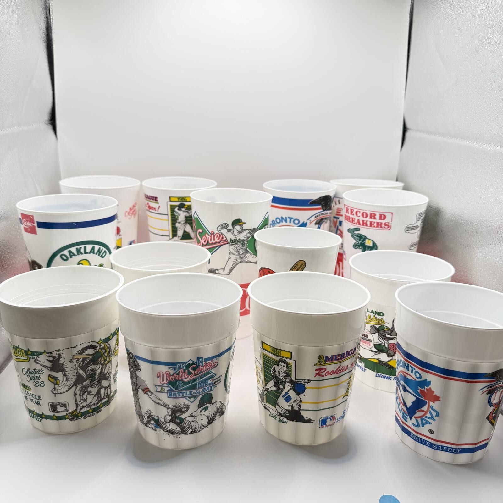 MLB MLB Cups Vintage Okland A's Souvenir Lot of 14 Size ONE SIZE - 1 Thumbnail