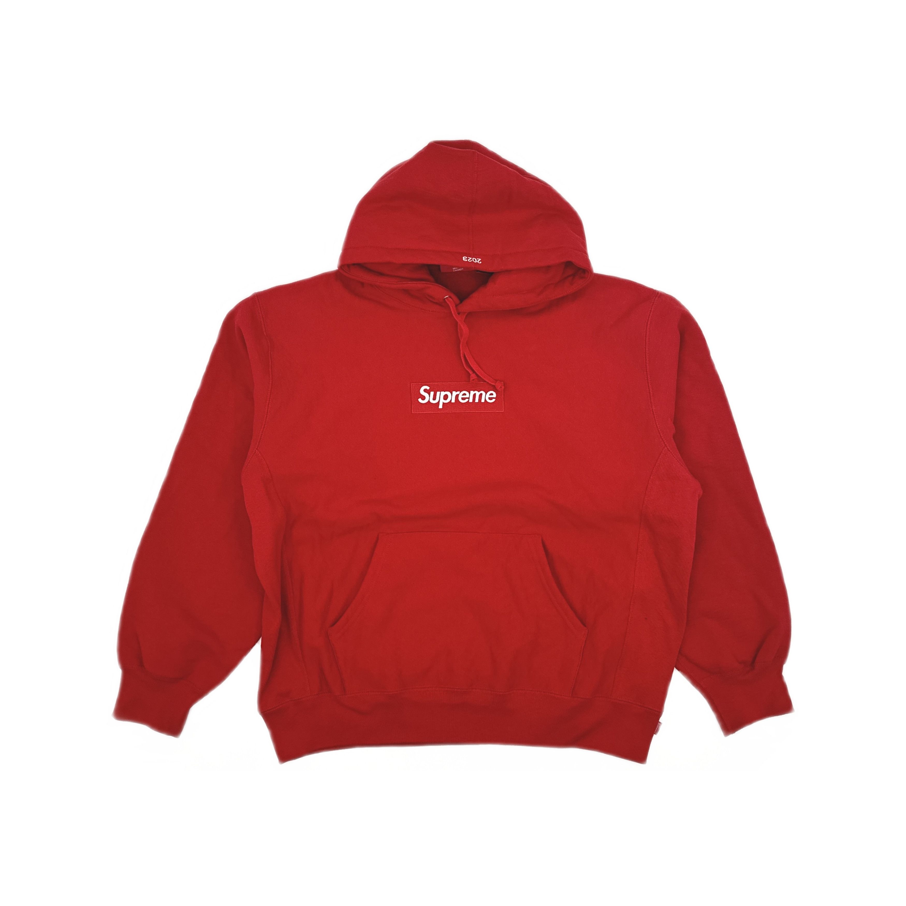 Supreme Supreme box logo hoodie stone red sweatshirt hooded