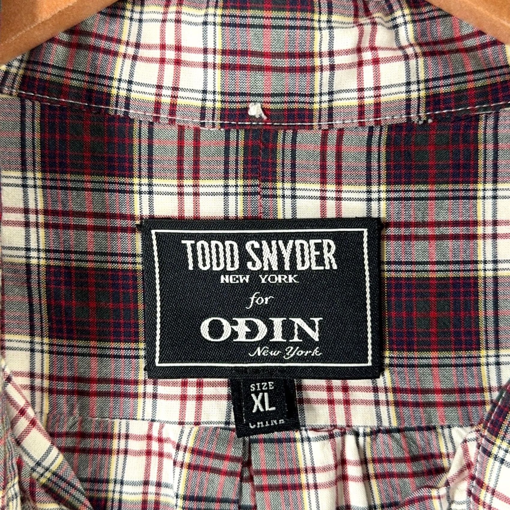 Todd Snyder Todd Snyder X ODIN Plaid Shirt Men XL Cotton Lightweight Button 1 Pocket Limited Size US XL / EU 56 / 4 - 3 Thumbnail