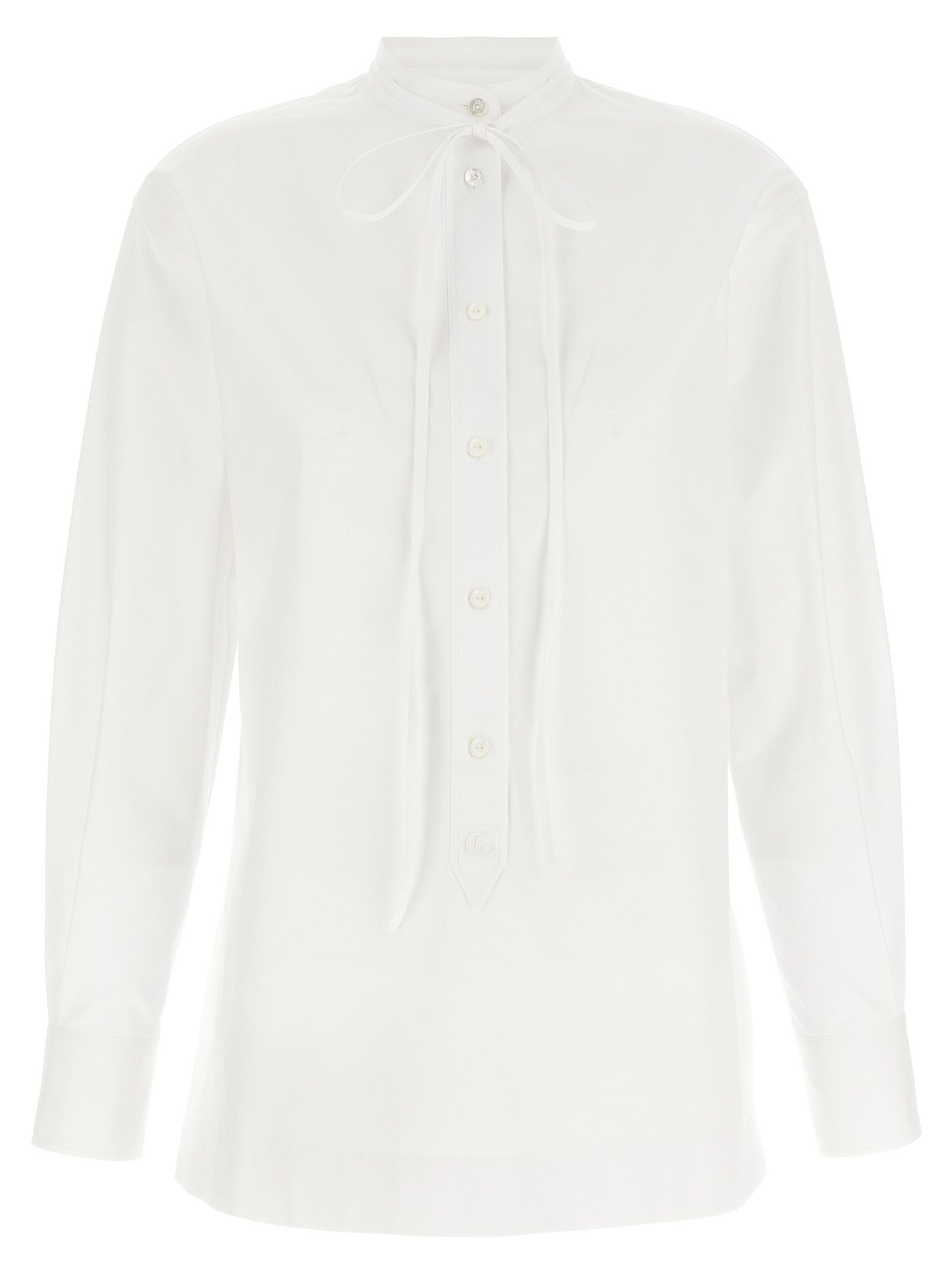 Gucci Double G embroidery shirt Size S / US 4 / IT 40 - 1 Thumbnail