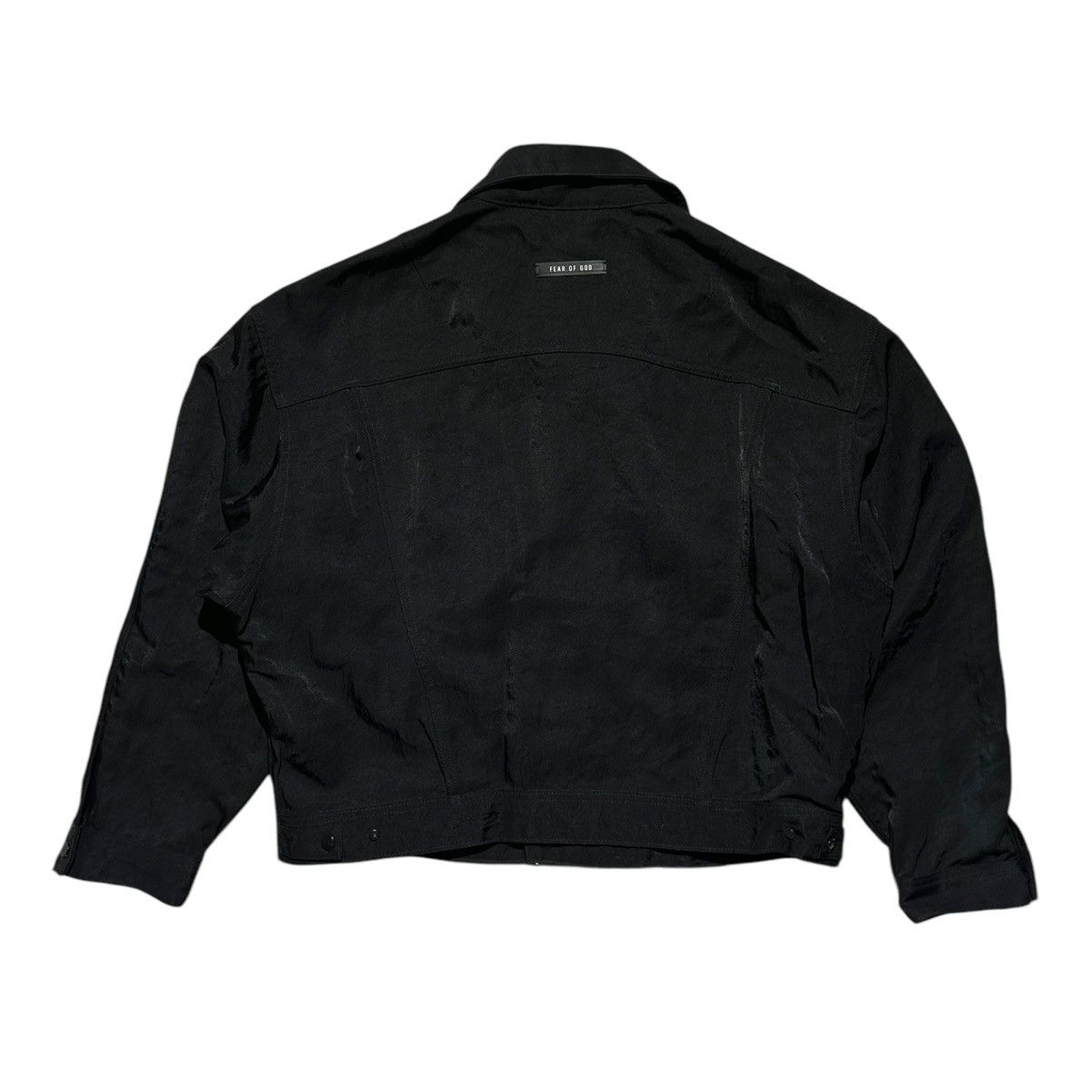Fear of God Sixth collection Leather collar nylon trucker jacket Size US L / EU 52-54 / 3 - 2 Thumbnail