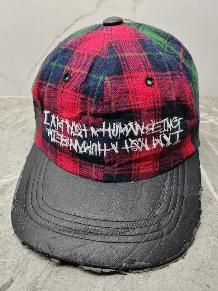 Vintage Vintage I Am Not A Human Being Rare Distressed Cap Hat Size ONE SIZE - 1 Thumbnail