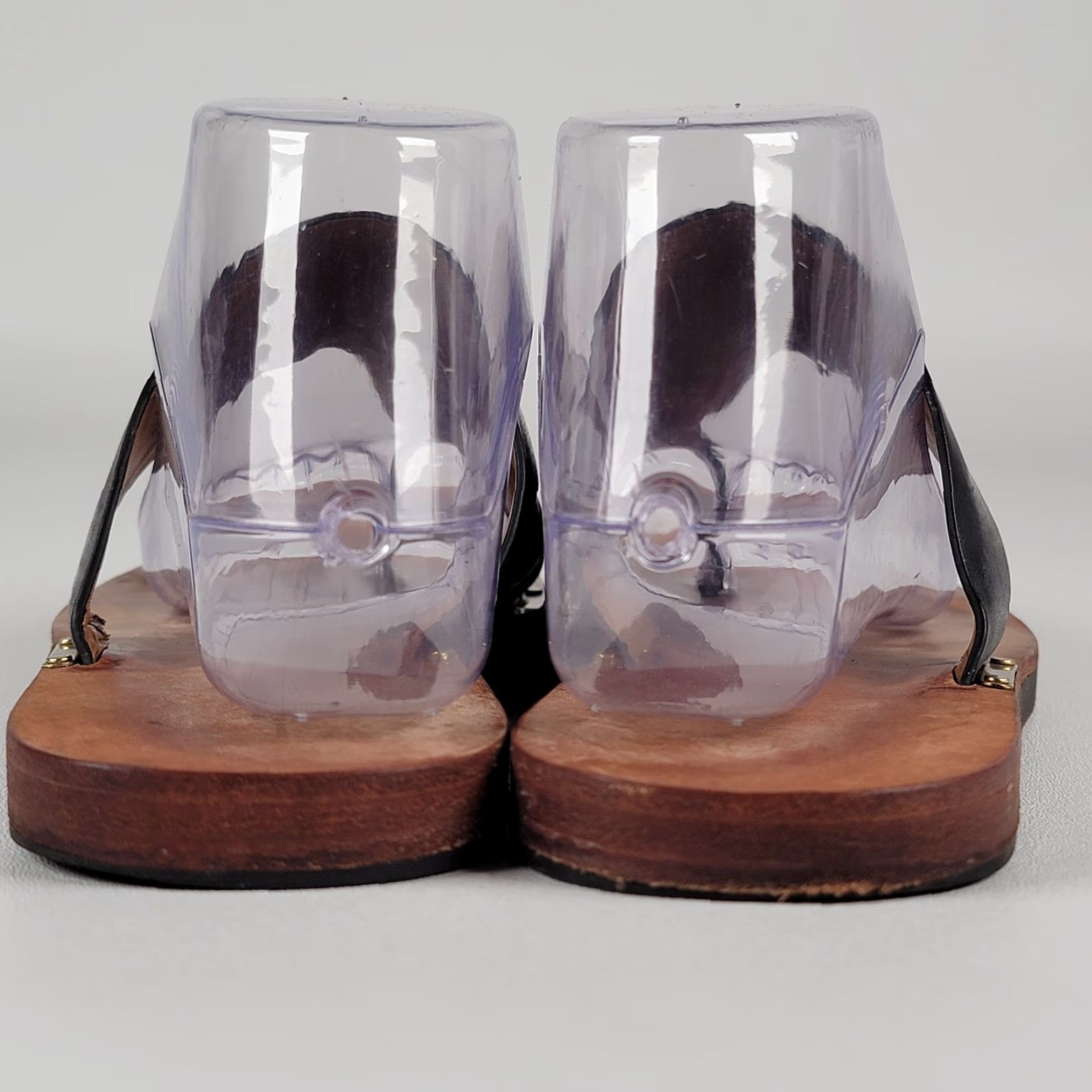 Calvin Klein VINTAGE Calvin Klein Pax Black Faux Leather Thongs Flats Sandals Size 8/38 Women Shoes Flat Heel Thong Leather Black Womens Size US 8 / IT 38 - 6 Thumbnail