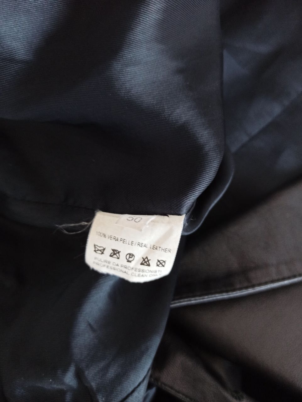 Giorgio Armani Giorgio Armani Single-breasted, nappa-leather jacket Size 50S - 7 Thumbnail