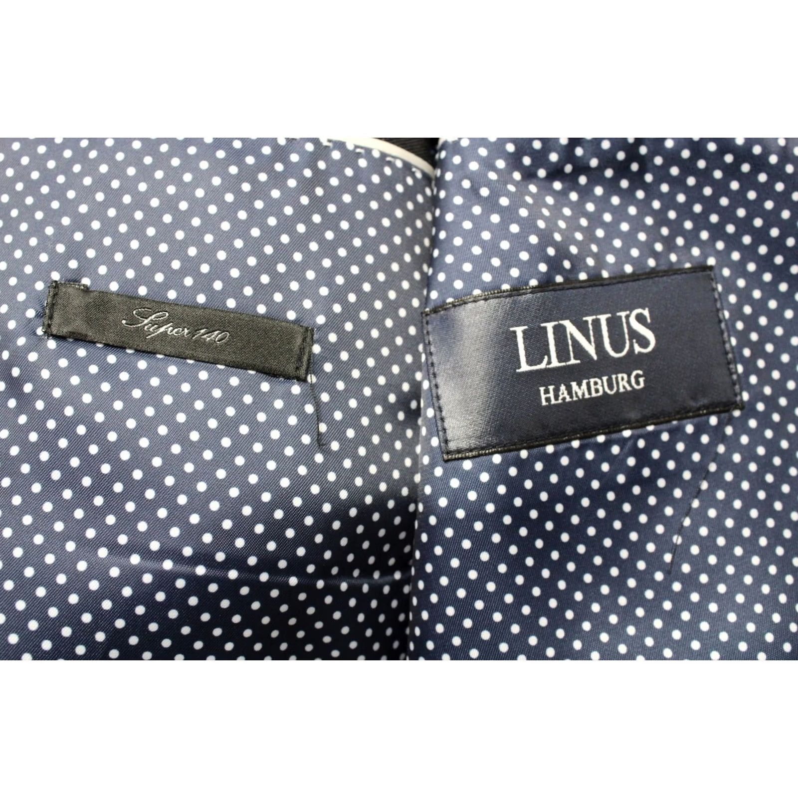 Vintage Linus A Parma Super 140 Blazer Men Large Wool Single Breasted Size 42R - 6 Thumbnail
