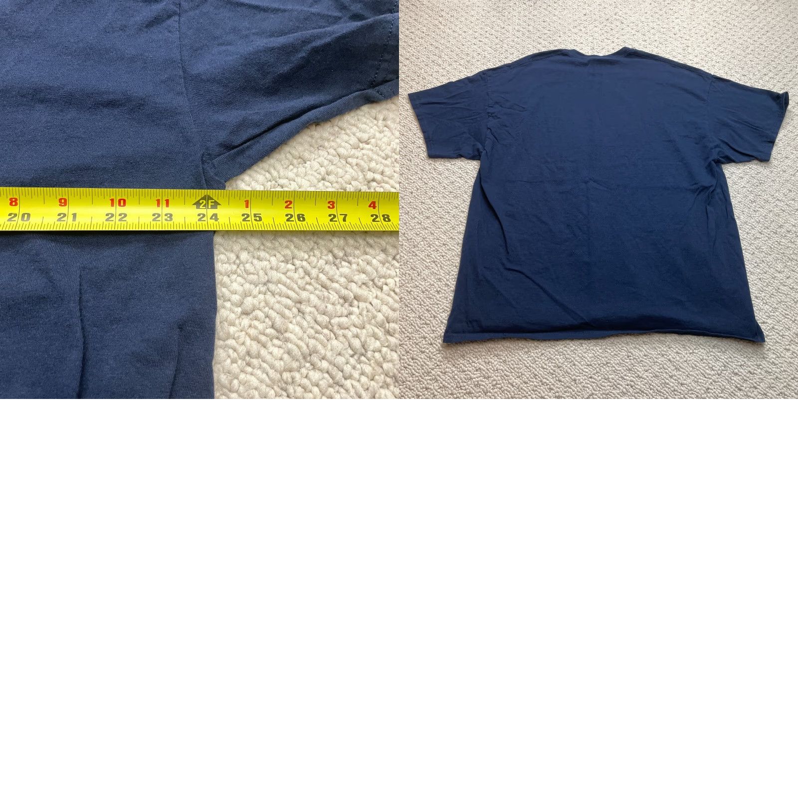 Gildan Gildan Heavy Cotton Shirt Mens 2XL Blue Short Sleeve Crew Neck T-Shirt Size US XXL / EU 58 / 5 - 8 Thumbnail