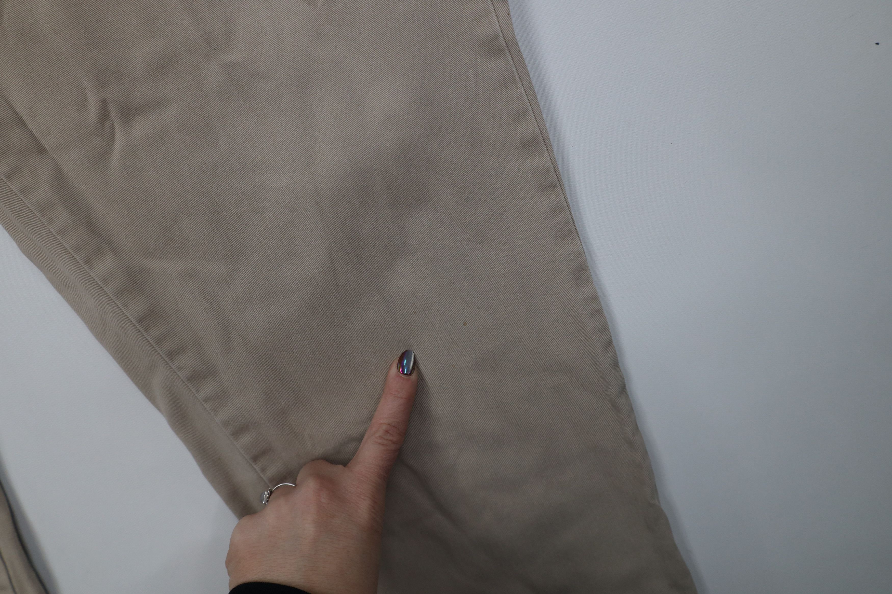 Ralph Lauren Vintage 90s Ralph Lauren Philip Cotton Chino Pants Beige Size US 30 / EU 46 - 7 Thumbnail