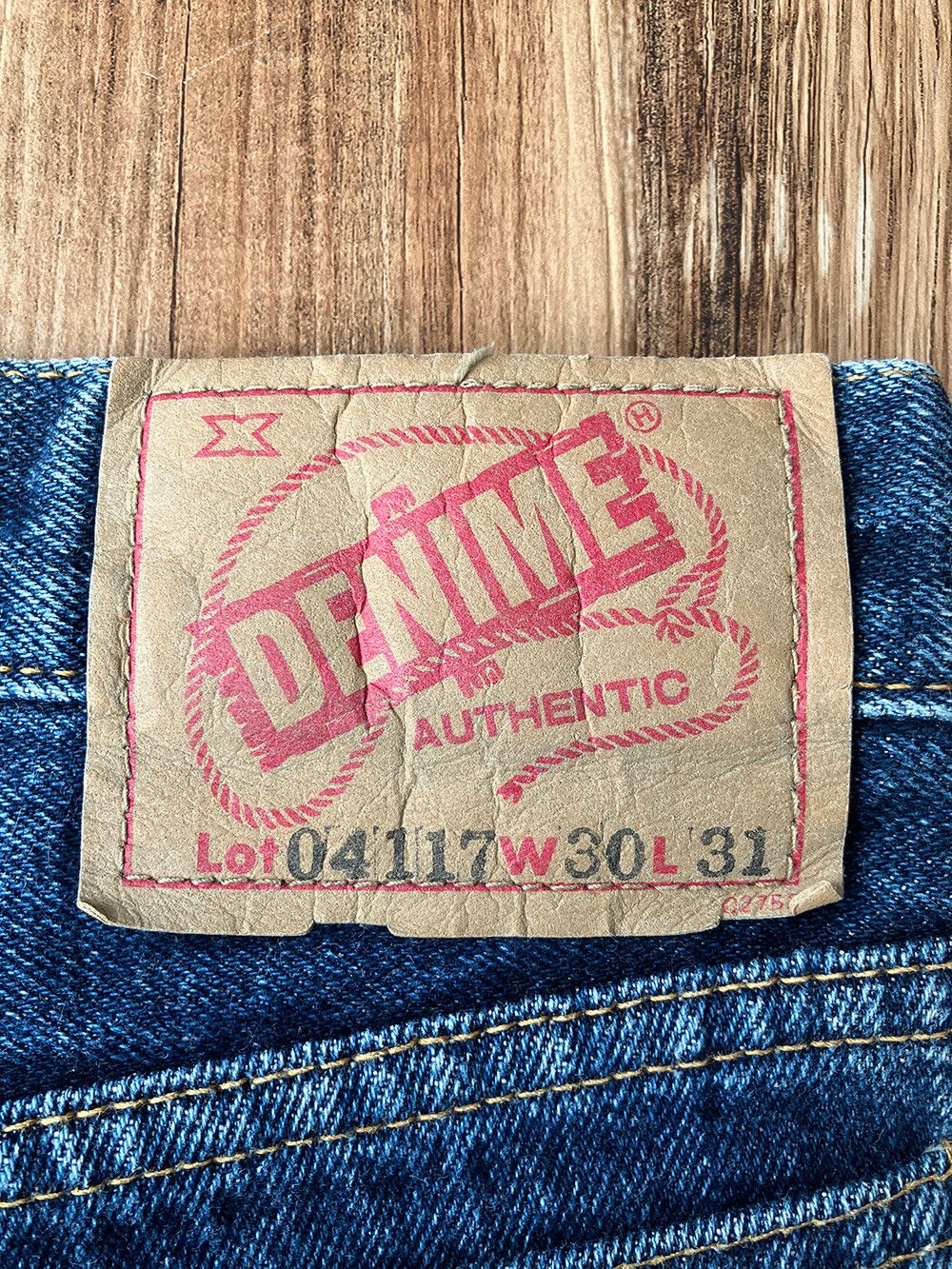Denime DENIME Orizzonti 505 BIG-E W30 x L32 Osaka 5 Selvedge jeans Size US 30 / EU 46 - 2 Thumbnail
