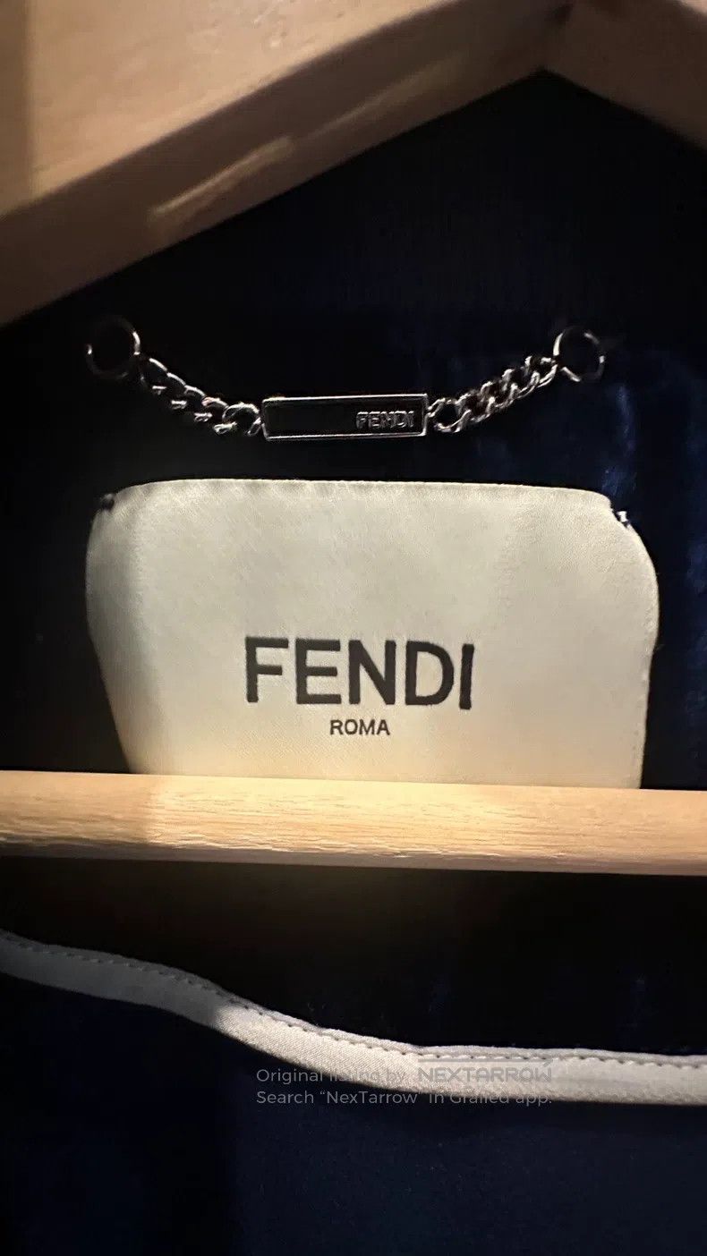 Fendi Fendi Velvet flight cotton jacket Size XXS / US 00 / IT 34 - 6 Thumbnail