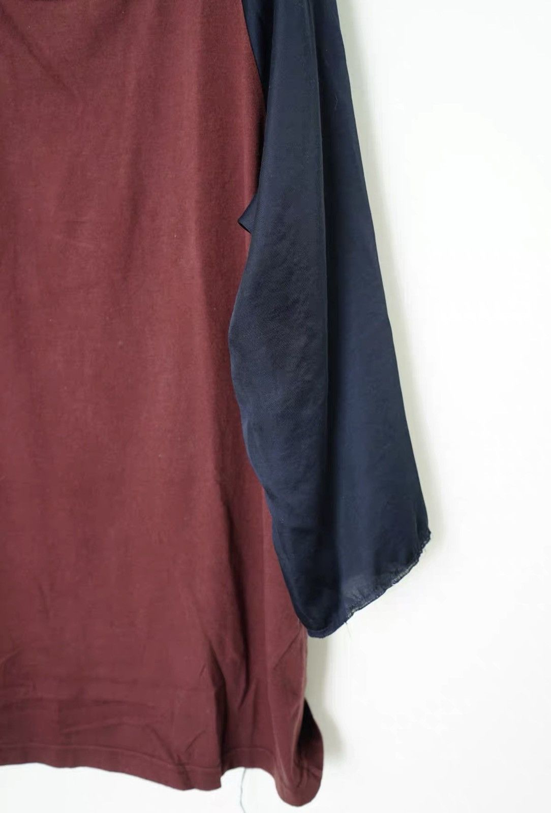 Bed j.w. Ford Bed J.W. Ford Double Layer Distressed Hem Raglan 3/4 Sleeve Size US S / EU 44-46 / 1 - 6 Thumbnail