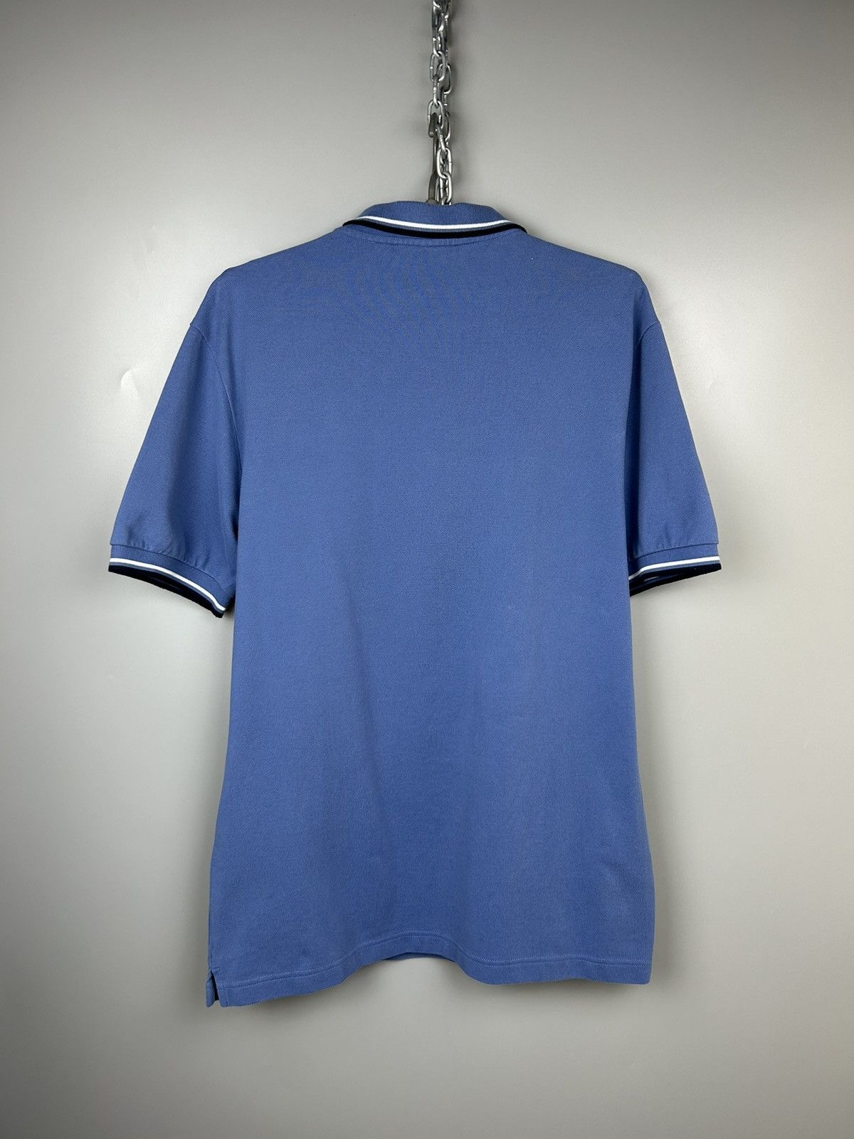 Prada × Vintage Prada Red Tab Logo Polo Shirt Size US L / EU 52-54 / 3 - 15 Thumbnail