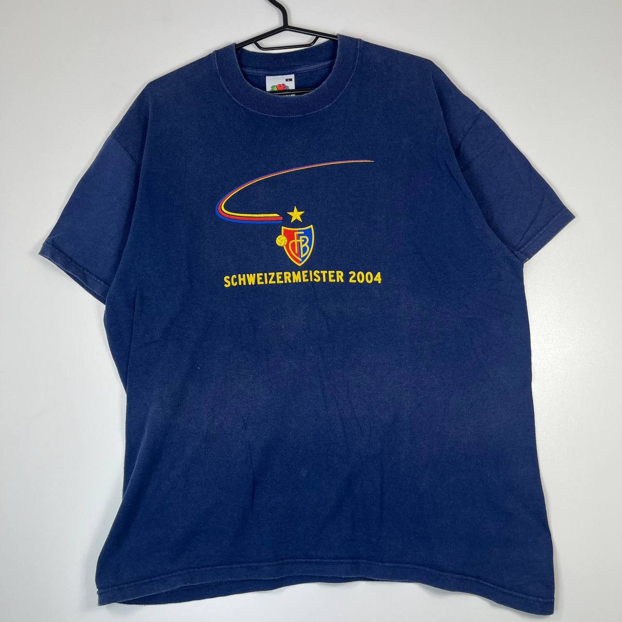 Fruit Of The Loom Fc Basel 2004 T Shirt Football Soccer Mens Size L Size US L / EU 52-54 / 3 - 1 Thumbnail