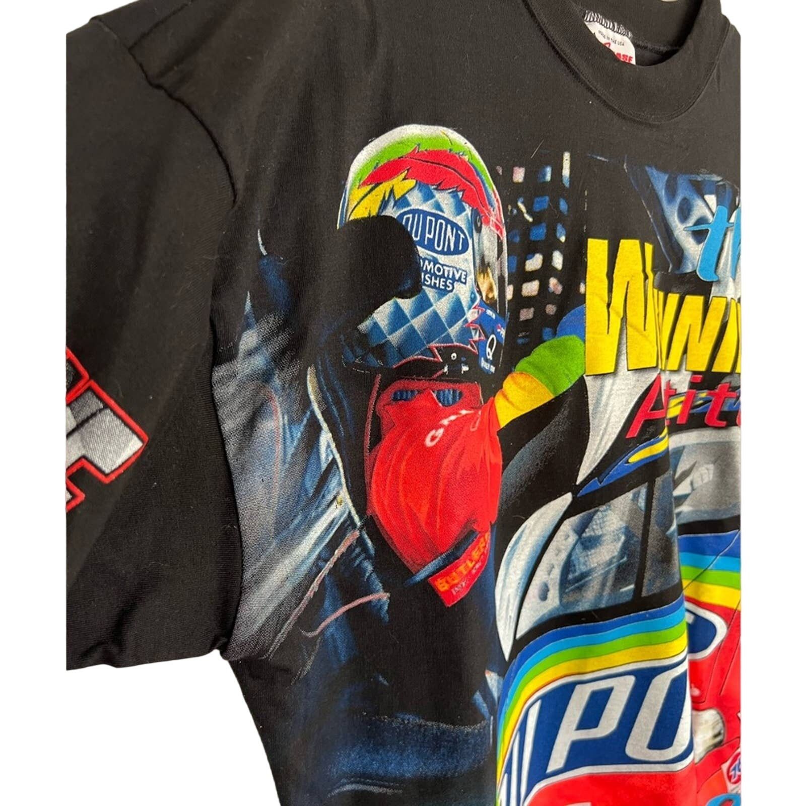 Chase Authentics DEADSTOCK Vintage Chase 1997 Jeff Gordon ALL OVER PRINT AOP Size US XL / EU 56 / 4 - 6 Thumbnail