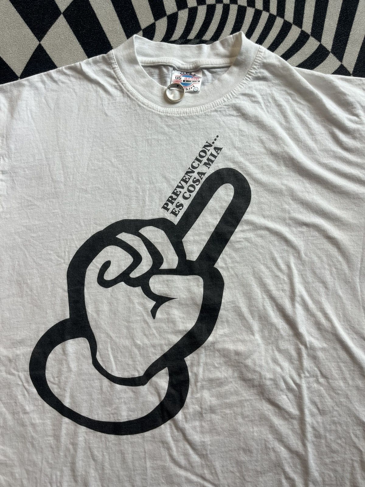 Vintage Vintage MICHELIN PREVENCION ES COSA MIA promo 90’s Tshirt Size US XL / EU 56 / 4 - 5 Thumbnail