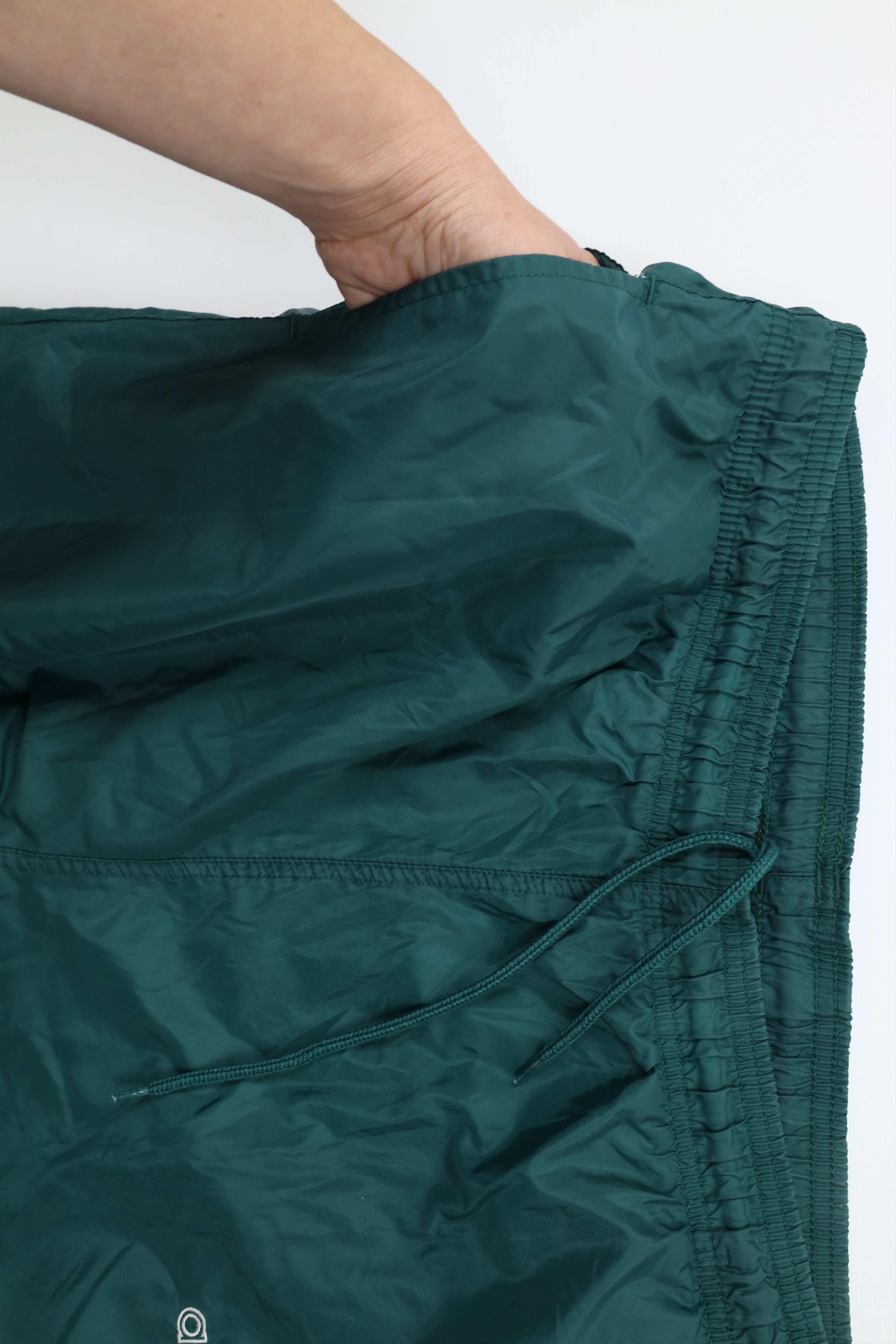 Adidas × Vintage Vintage 90s Adidas Lined Nylon Joggers Jogger Pants Green Size 30 - 7 Thumbnail