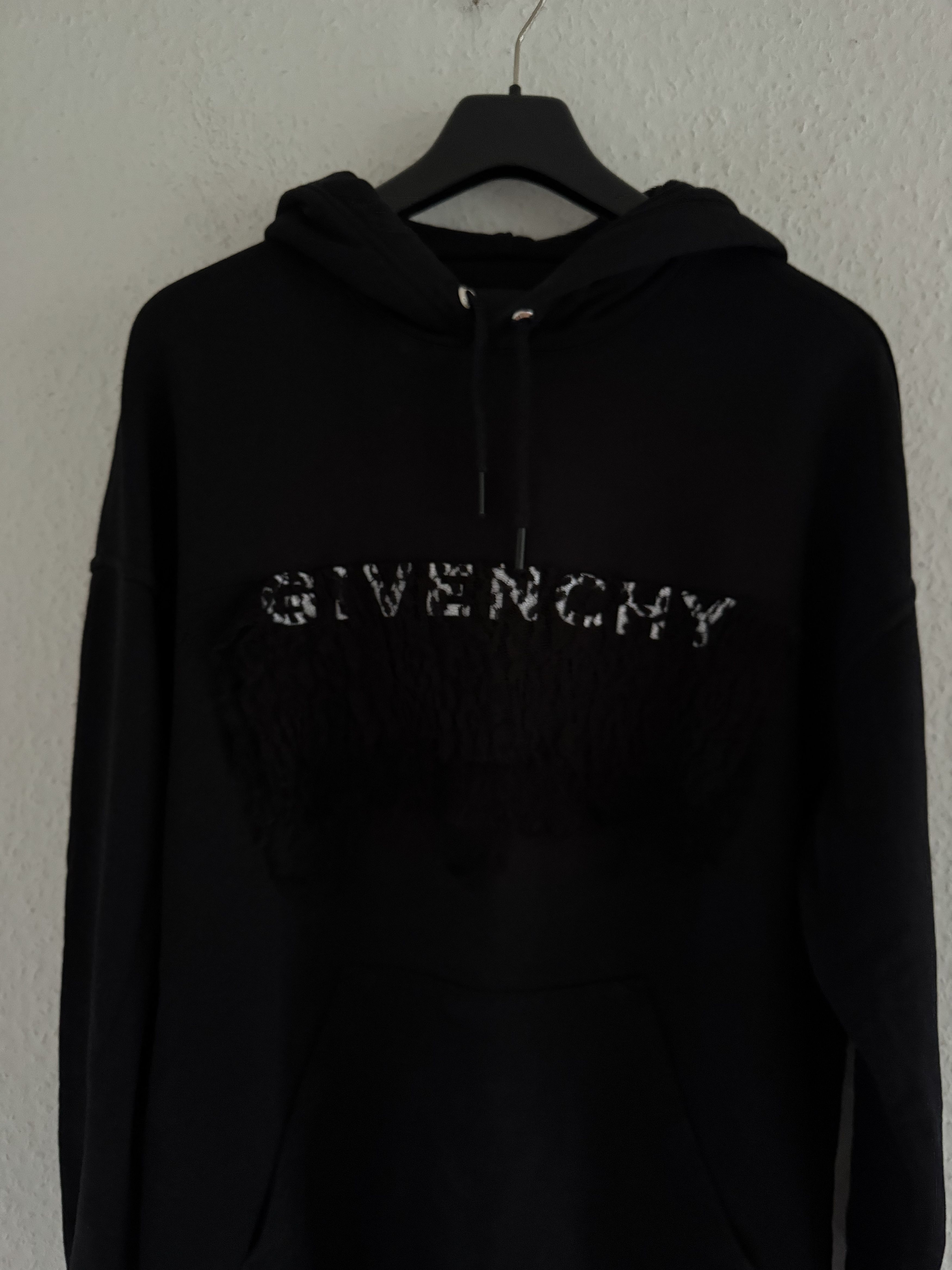 Givenchy Lace Patch Brushed Hoodie Size US S / EU 44-46 / 1 - 7 Thumbnail
